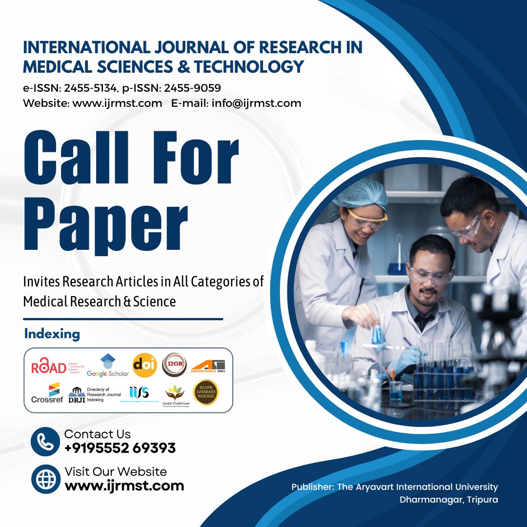 International Journal of Research in Medical Sciences & Technology ...