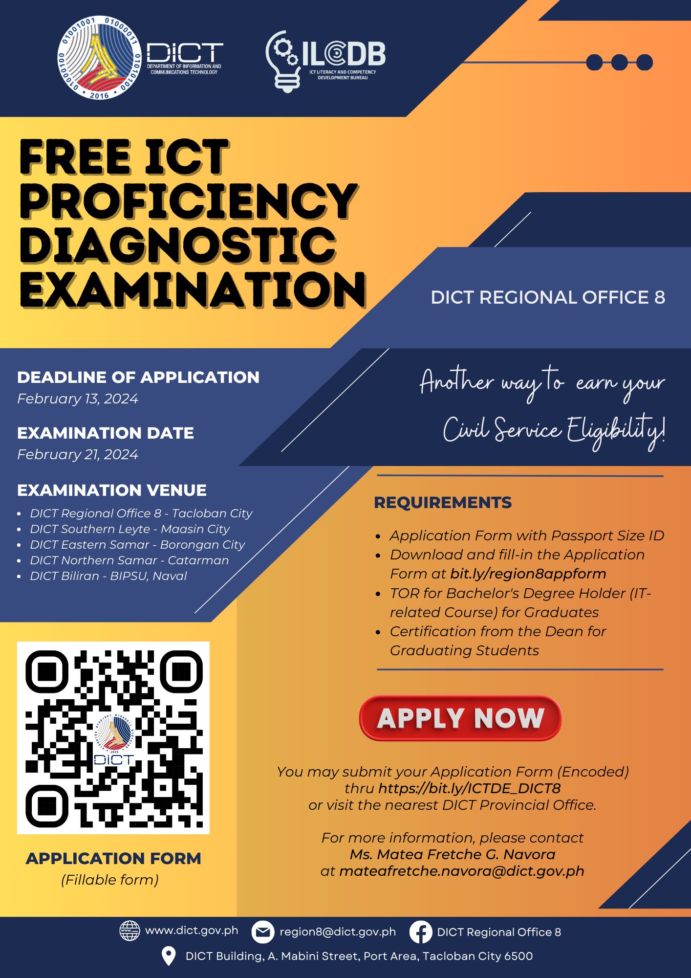 📢📣𝐂𝐀𝐋𝐋 𝐅𝐎𝐑 𝐀𝐏𝐏𝐋𝐈𝐂𝐀𝐍𝐓𝐒 𝗛𝗲𝗿𝗲'𝘀... - DICT Regional Office 8 | Facebook