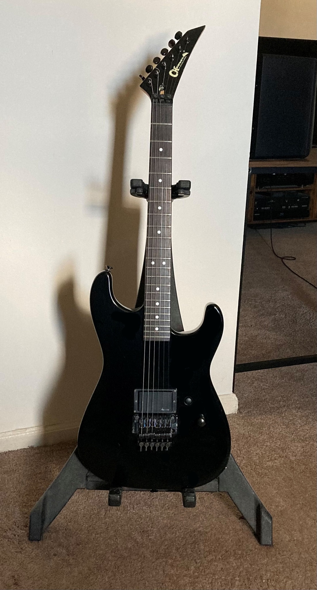 1987 Charvel Model 2 guitar with Kahler Spyder bridge