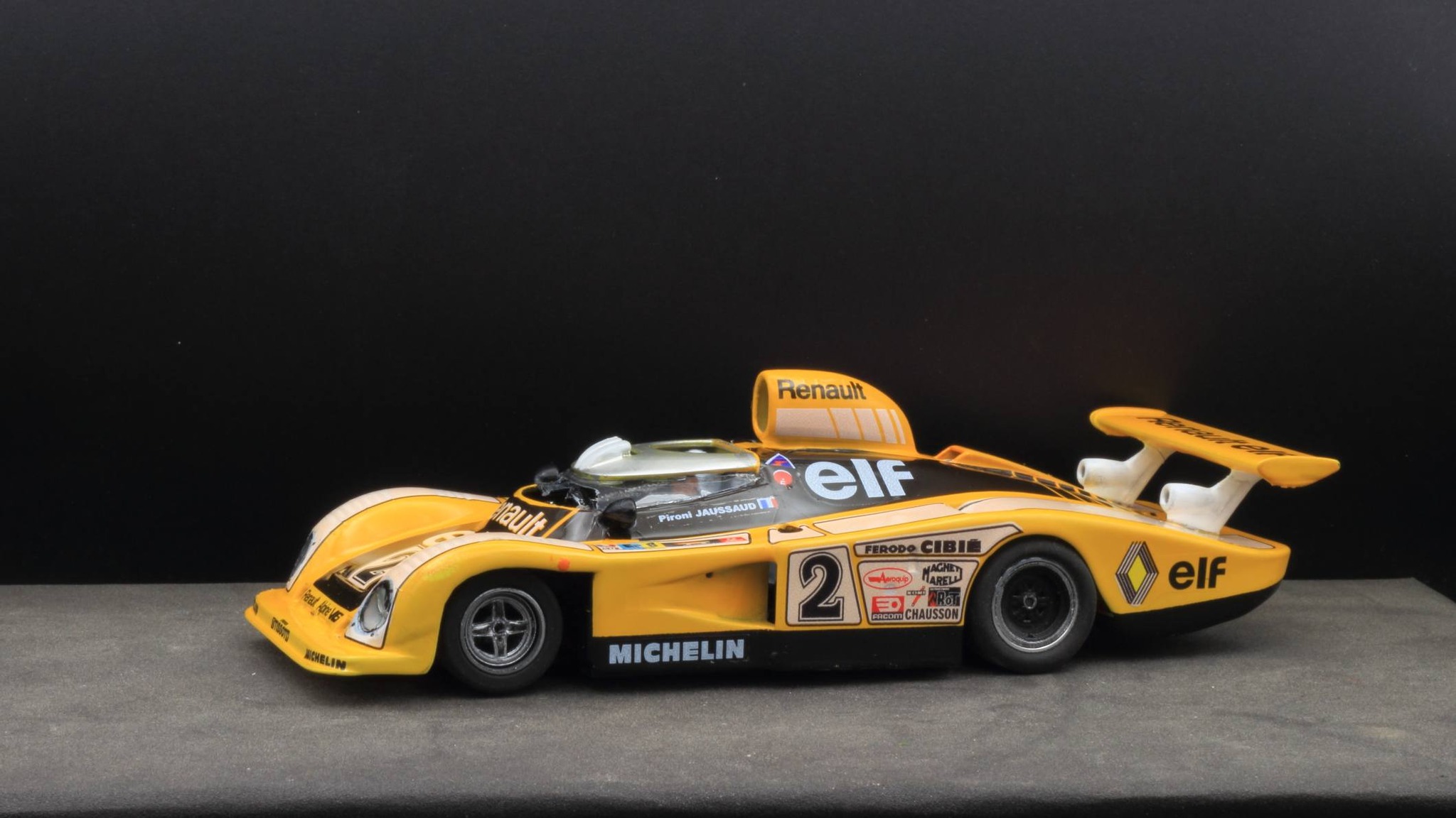 Alpine A442 24h Le Mans 1978 winner with 3D printed body and chassis