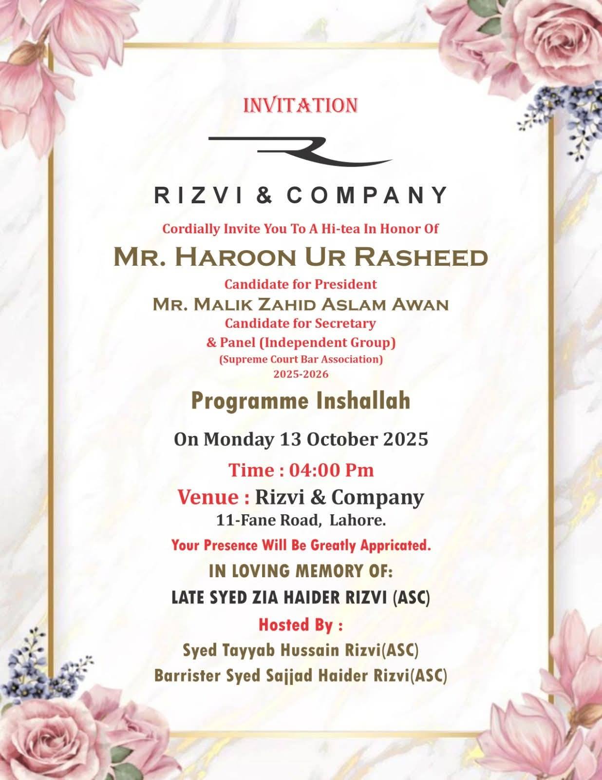 Adv Sajjad Rizvi