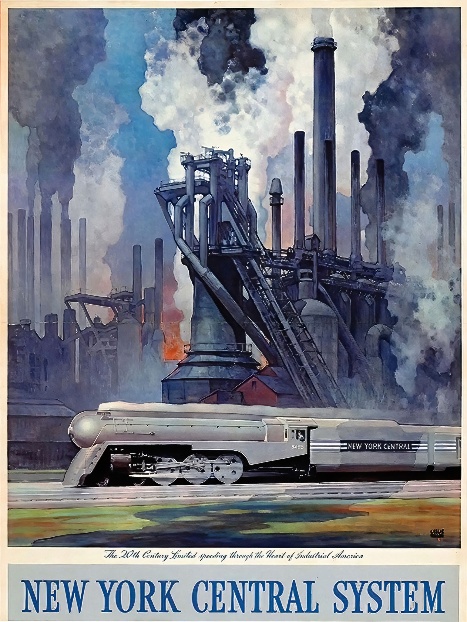Leslie Ragan's 1948 New York Central System calendar