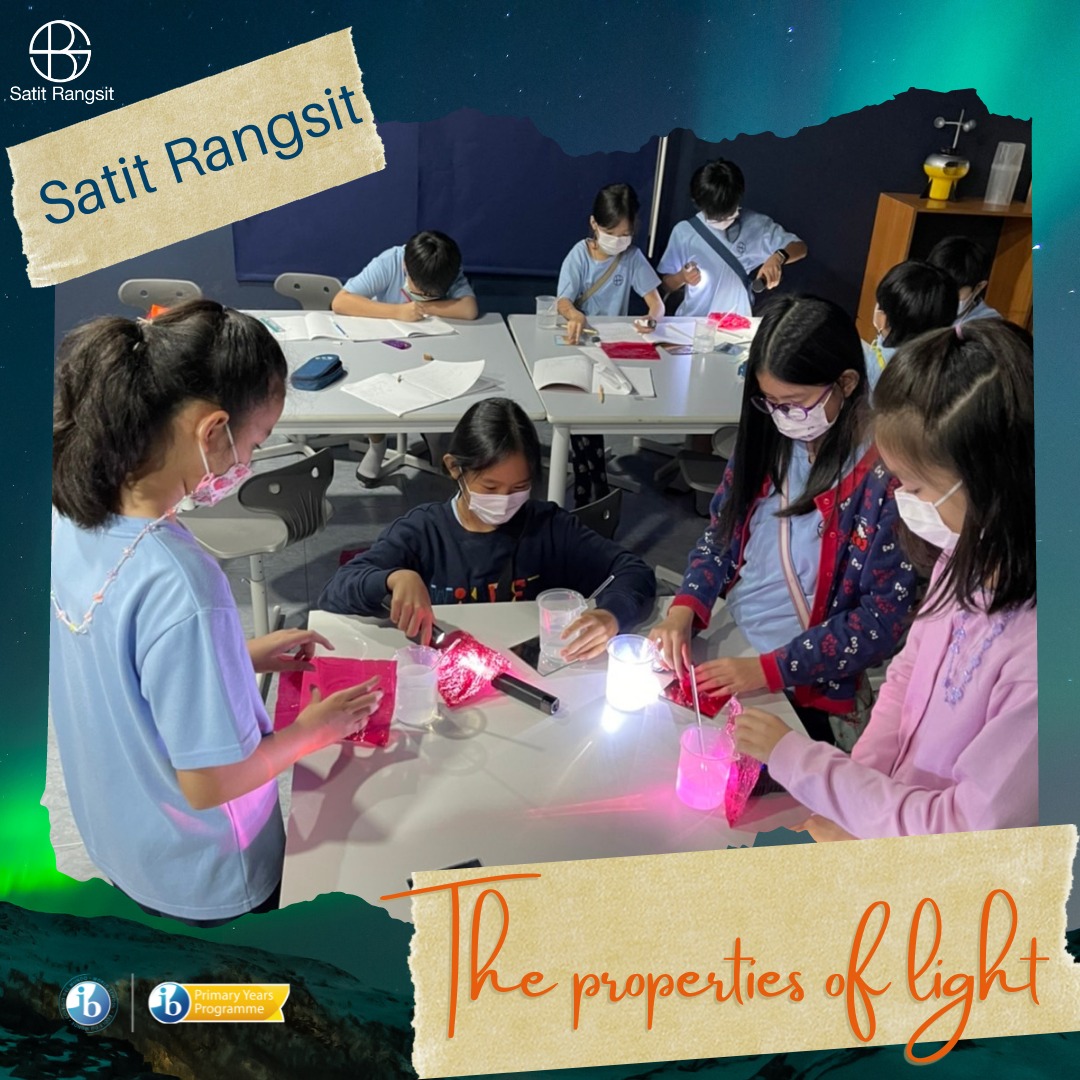 SBS Rangsit - 🧐 Exploring the properties of light 💡🔦🕯 🏫...