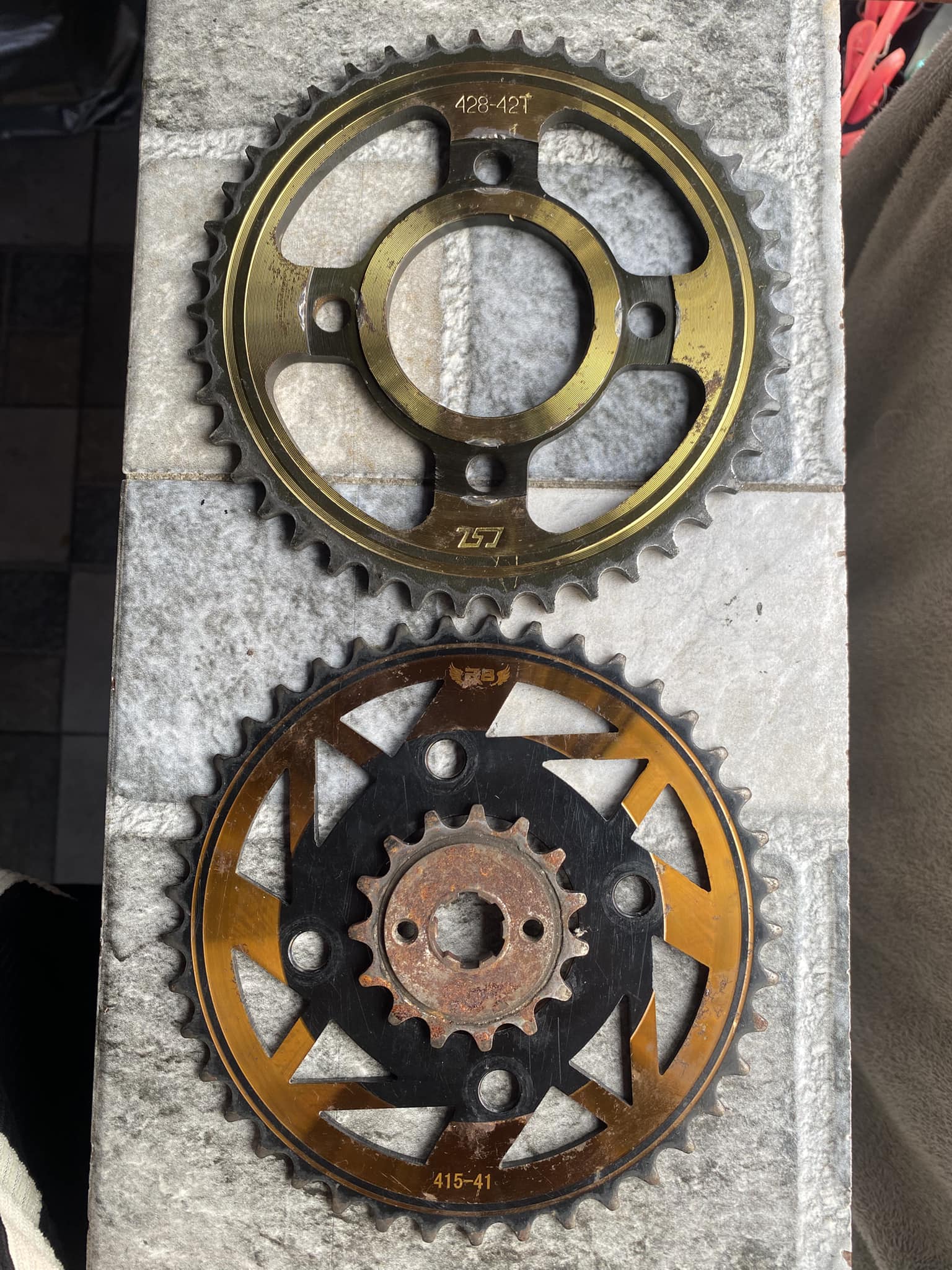 highspeed sprocket mx250 13-38 (520) 3250 set adaptor + xr200