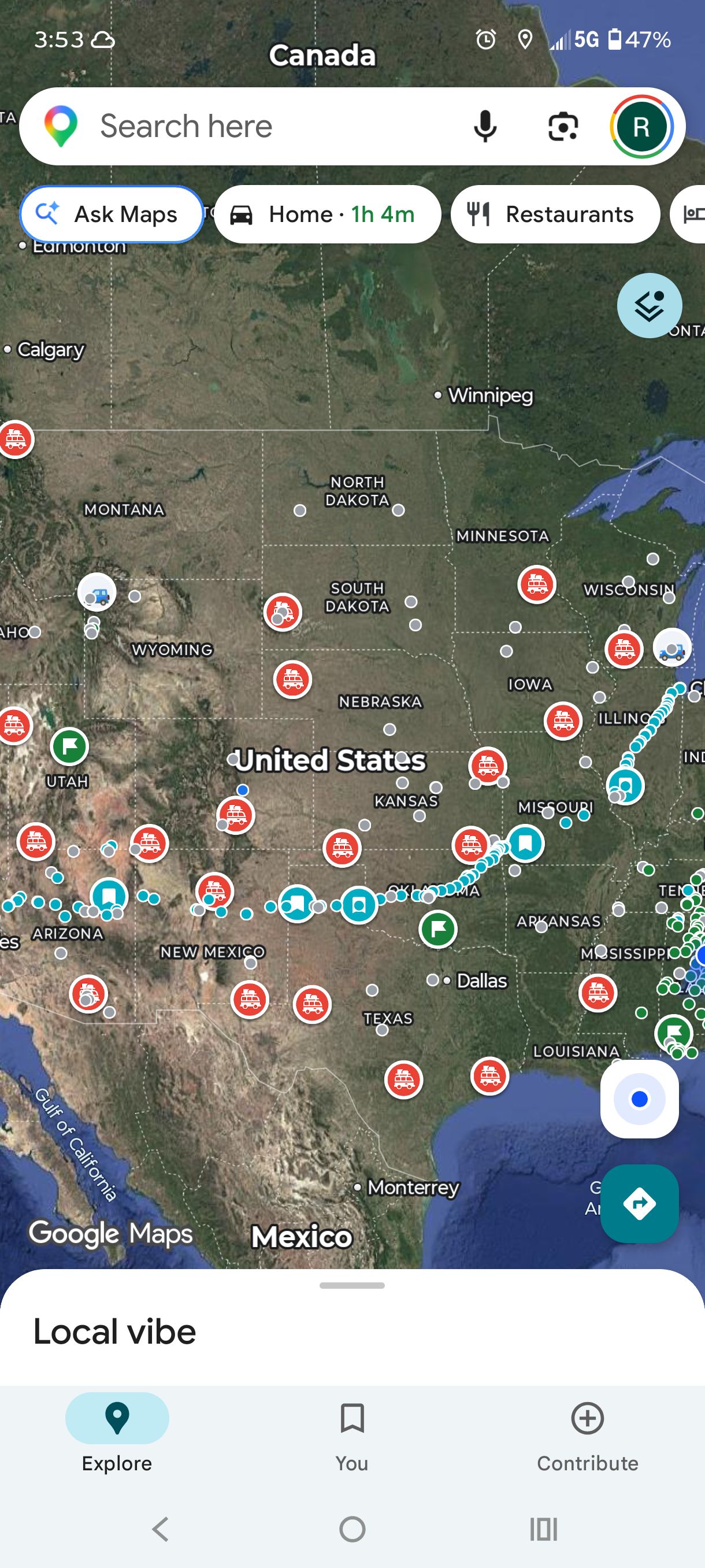 Has anyone used Google Maps for Route 66 trip planning?