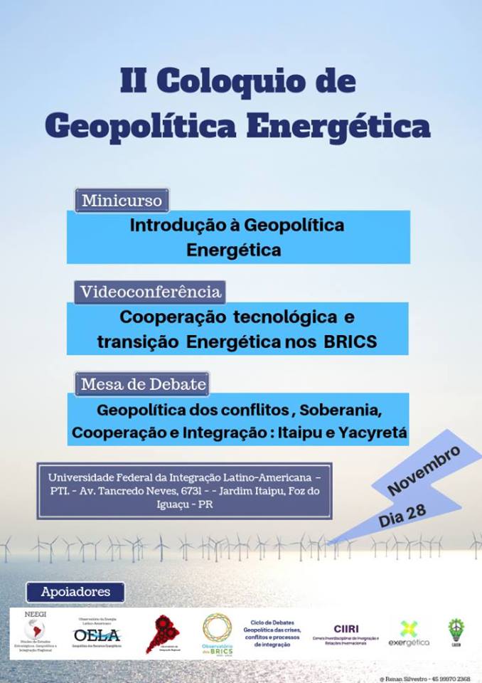 Ciclo de Debates “Geopolítica das Crises, Conflitos e Integração”