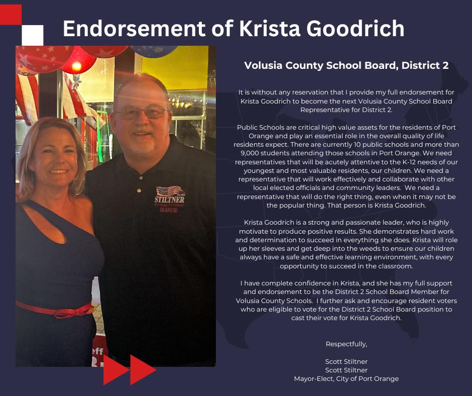 Krista Goodrich for Volusia School Board District 2