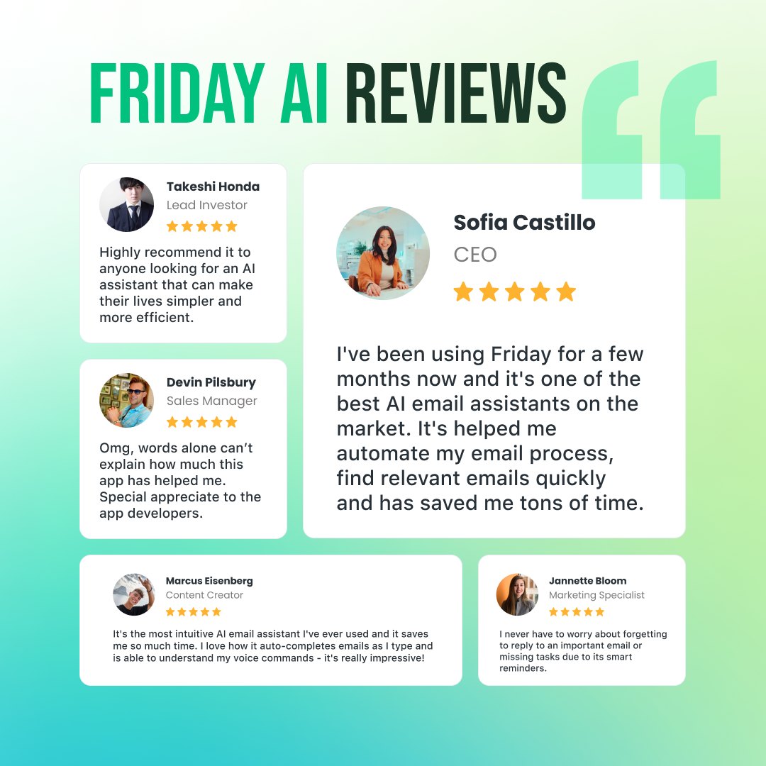 Friday: AI E-mail assistant