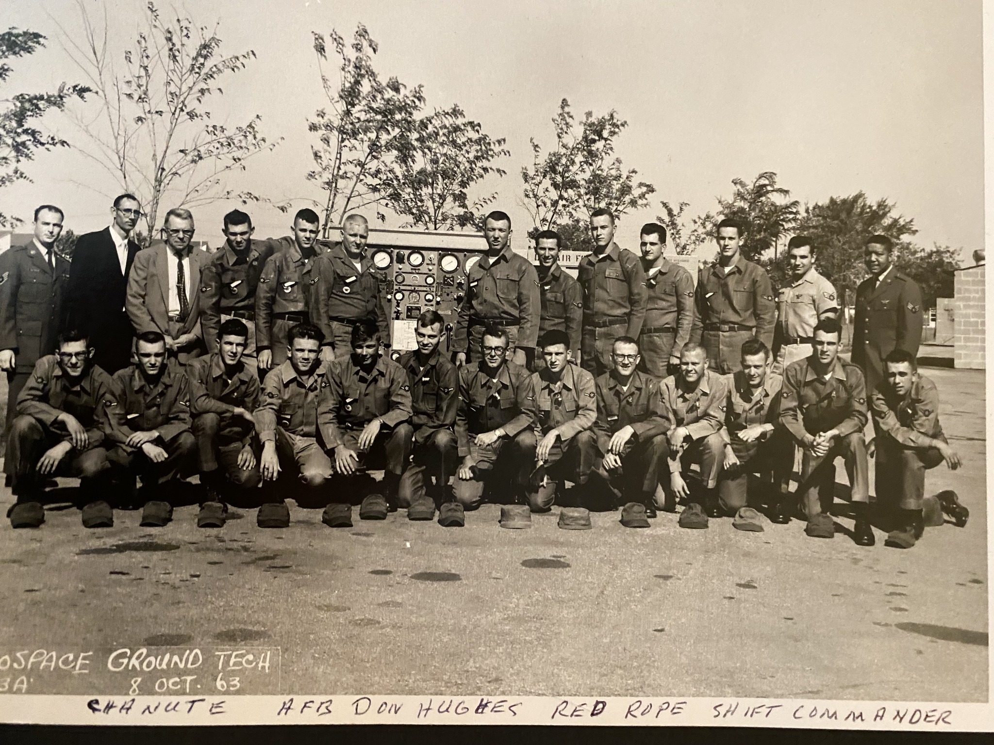 A little ASU ROTC history, 1966: far right, Fred Battles SF 