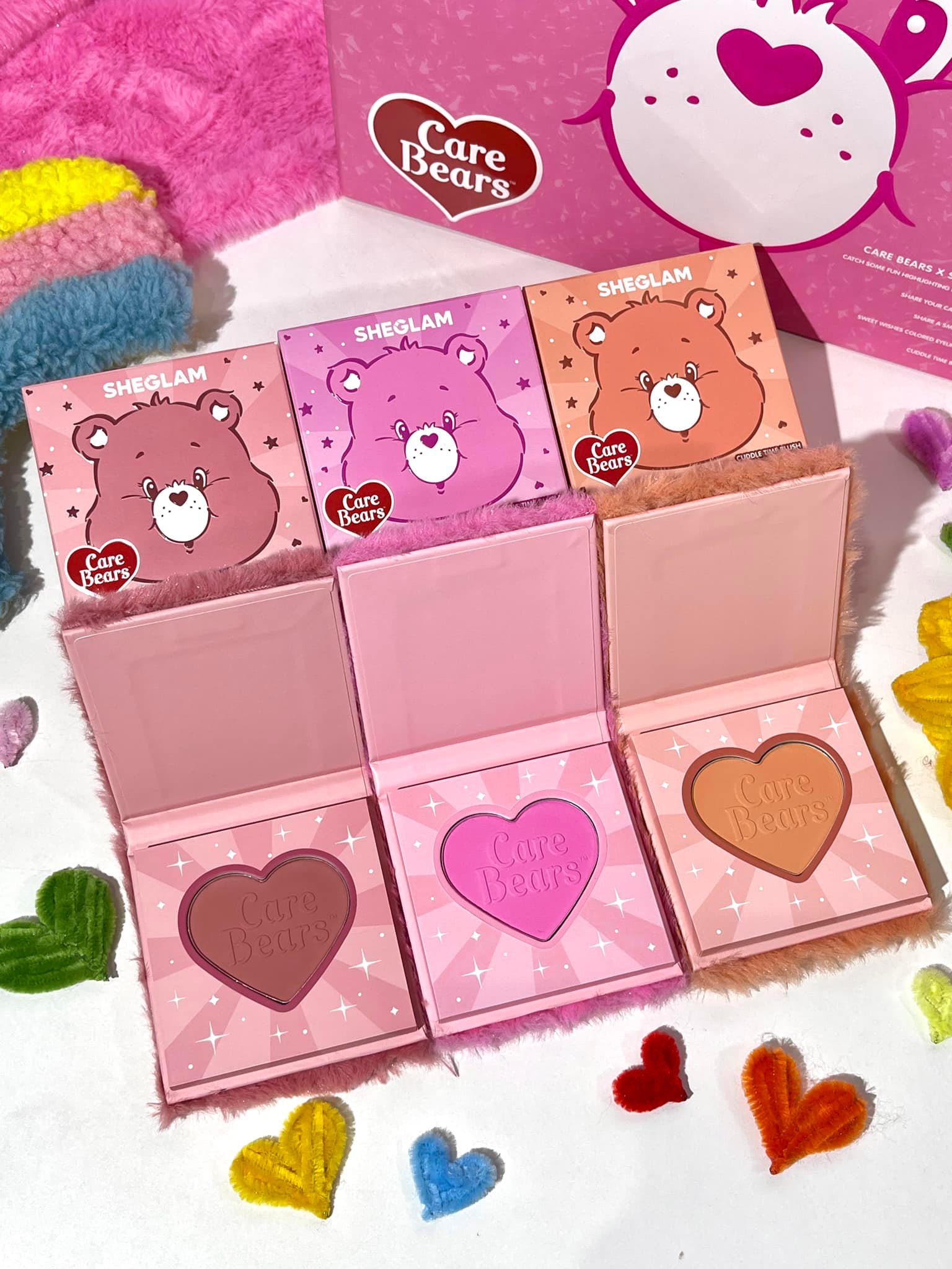 Introducing the SHEGLAM x Care Bears makeup collection! 💕 From