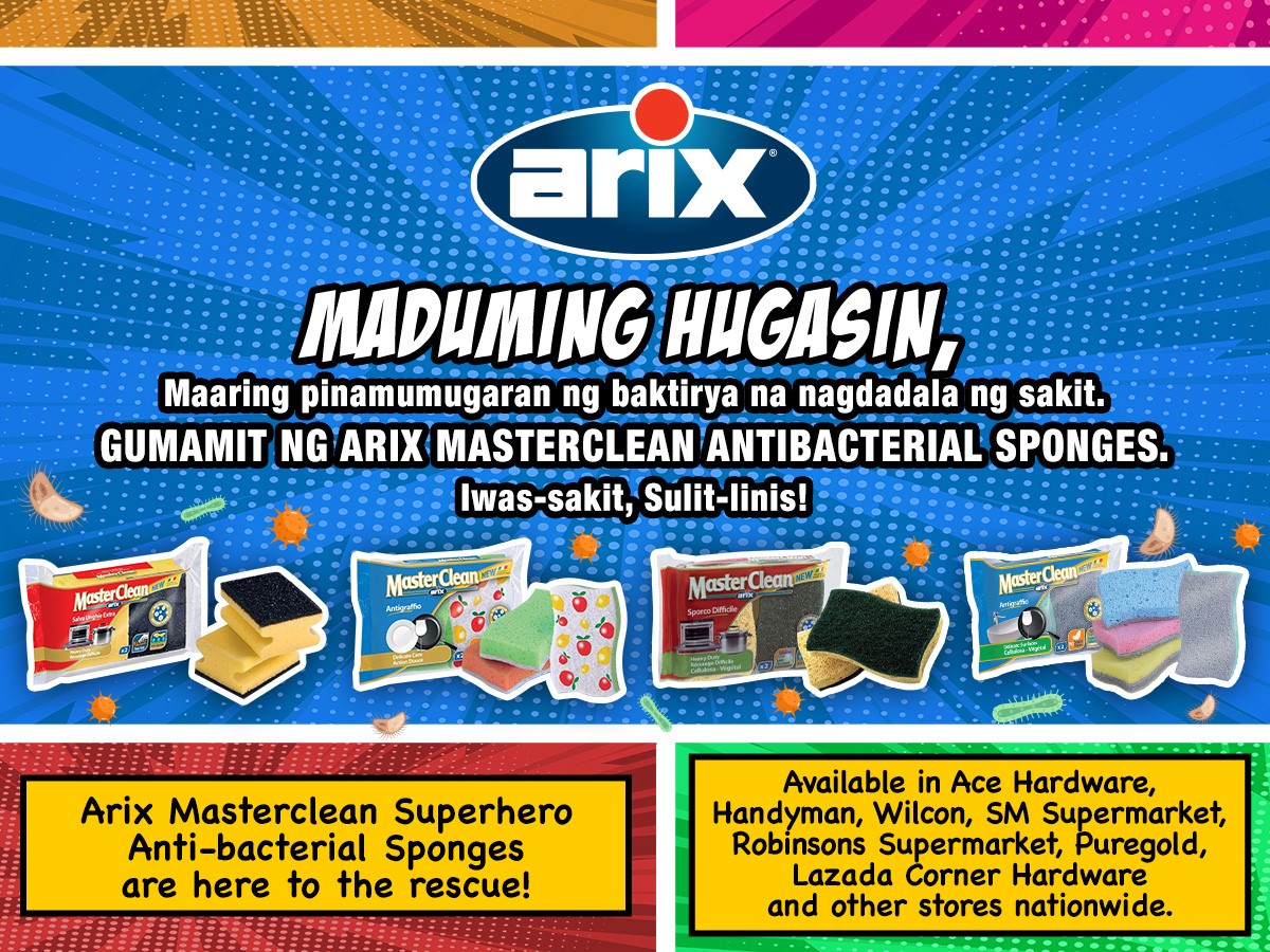 Maduming hugasin, Maaring pamumugaran... - Arix Philippines