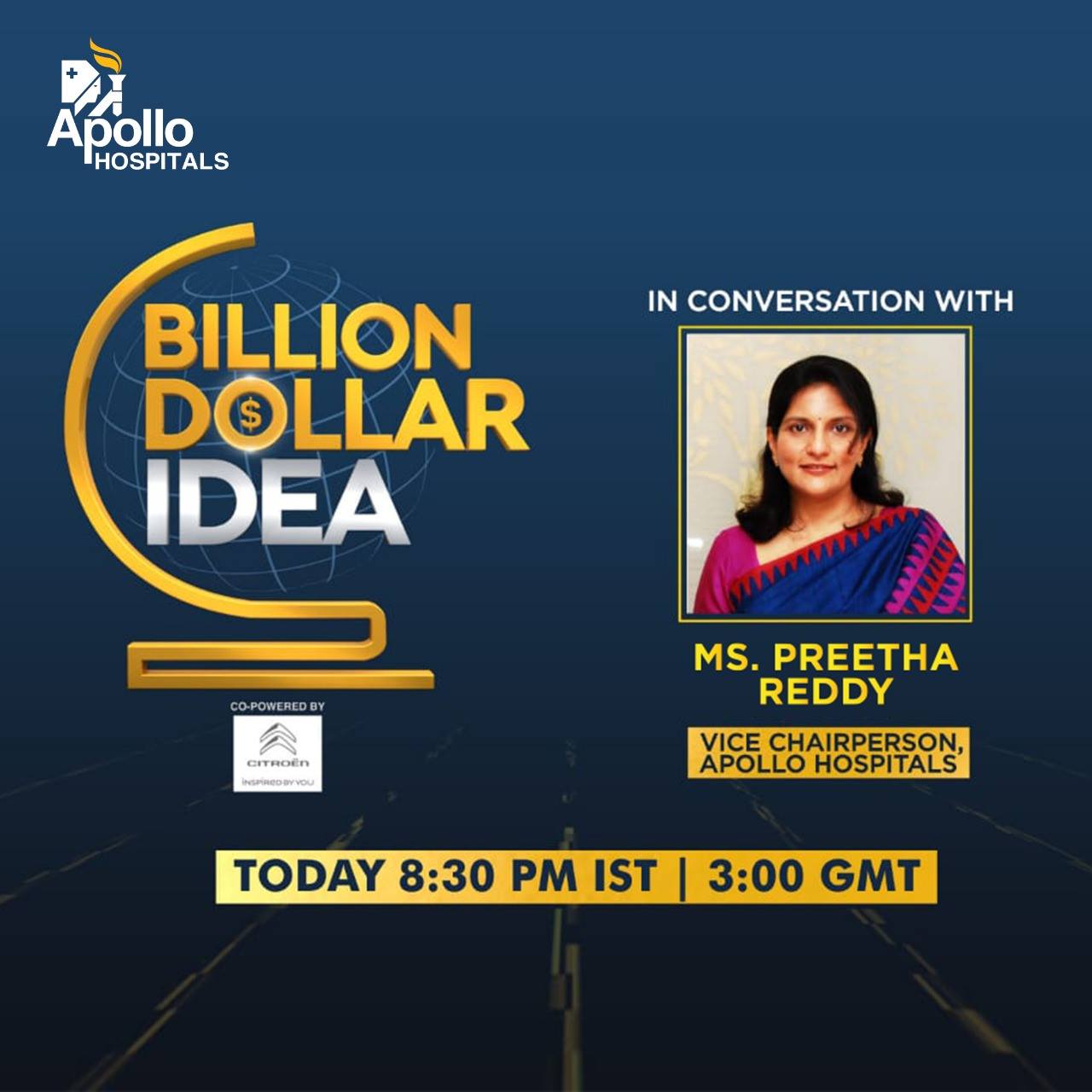 Watch Ms. Preetha Reddy - Vice... - Apollo Hospitals