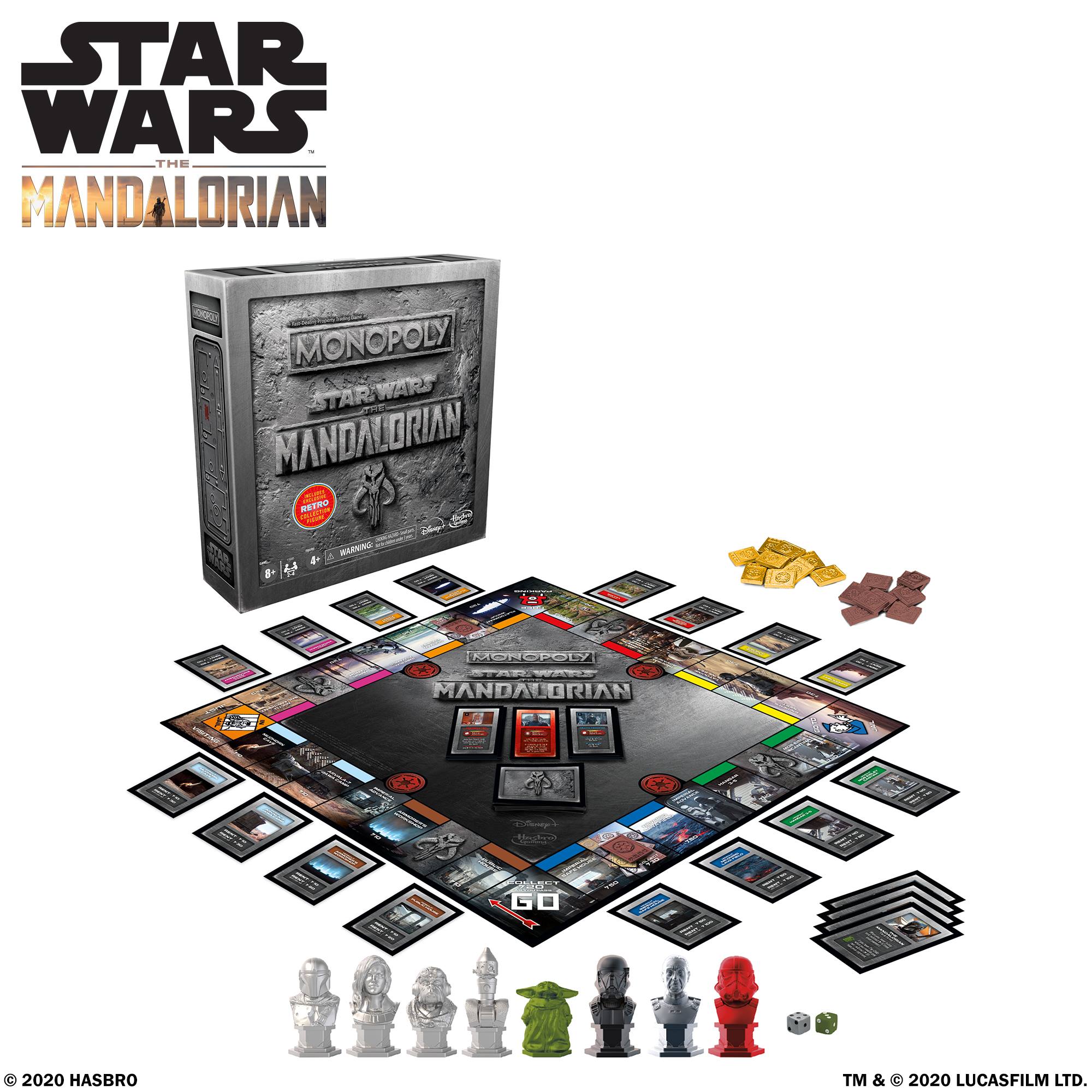 Monopoly Star Wars The Mandalorian Edition Hasbro Con Action Figure Stormtrooper Esclusiva