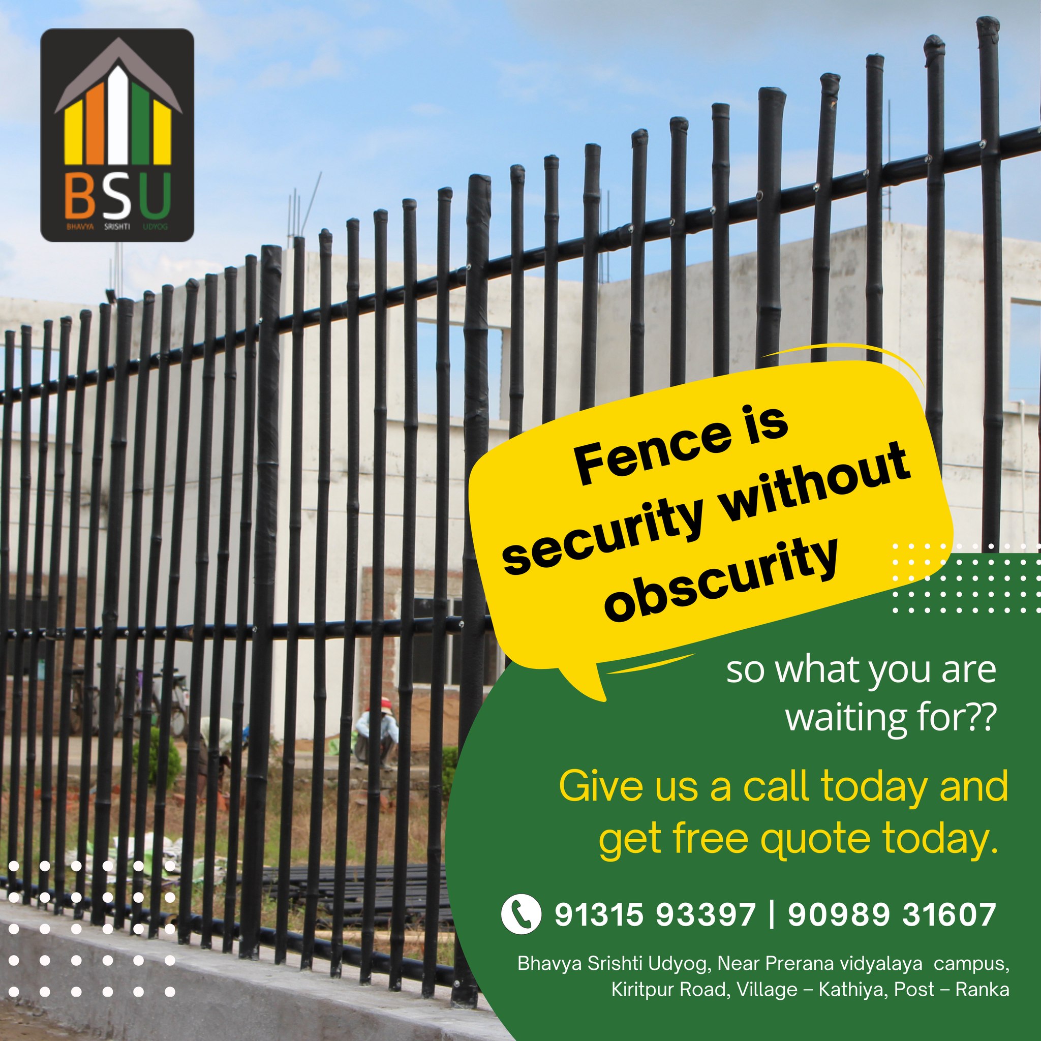 Bhavya Srishti Udyog Pvt. Ltd. - Bahu-Balli Prefabricated Boundry Wall ...