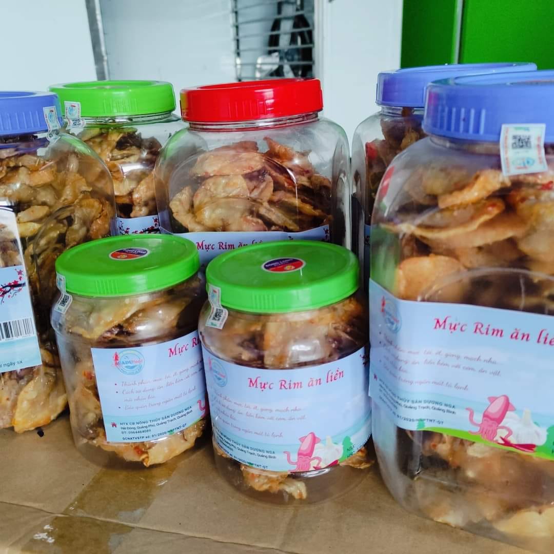 Mực Rim cay- Đặc sản Quảng Bình