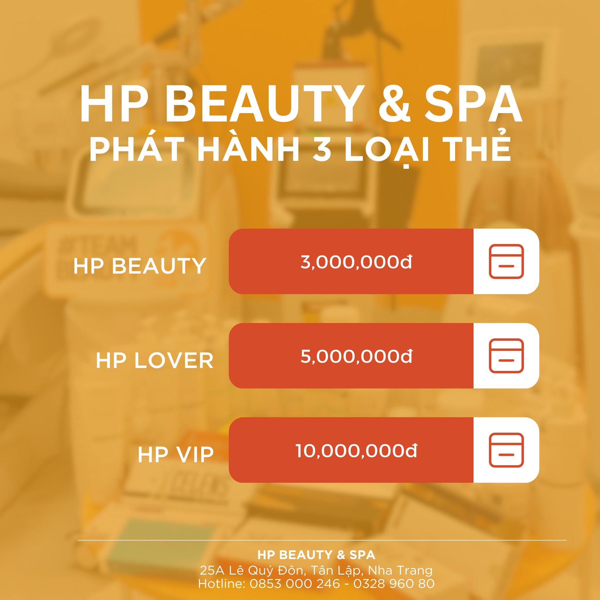 𝗛𝗣 𝗕𝗘𝗔𝗨𝗧𝗬 𝗠𝗘𝗠𝗕𝗘𝗥 𝗖𝗔𝗥𝗗 Khi bạn... - HP Beauty & Spa Nha Trang