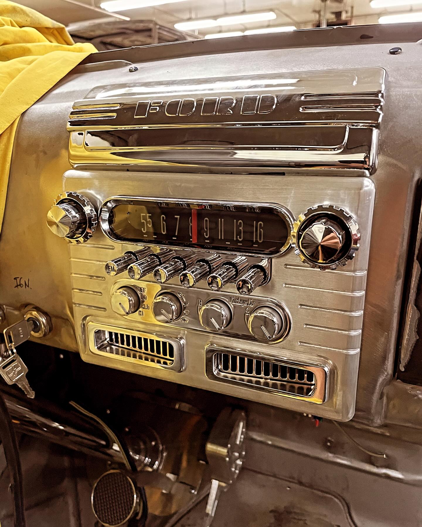 Dash details for the 50 F1 machined... - Sanders Street Rods