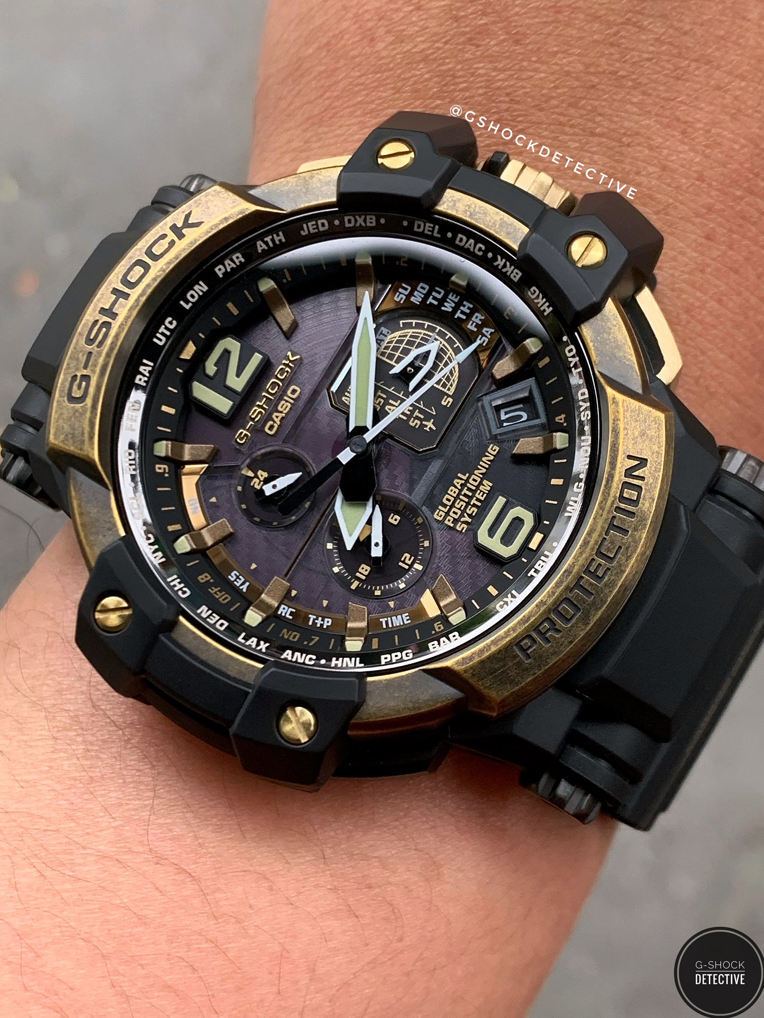 G-Shock GPW-1000TBS-1A titanium watch