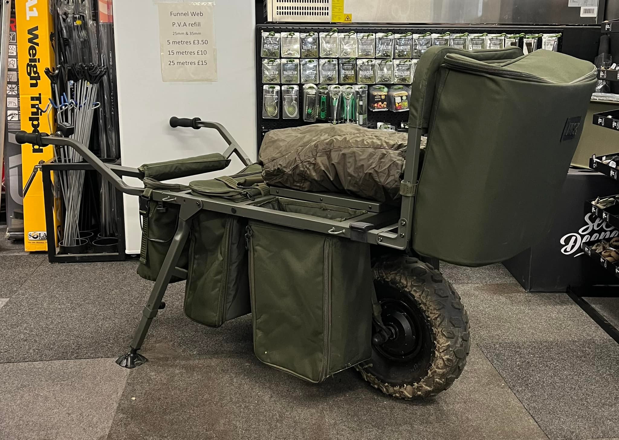 Kit Roues Supplémentaires Nash Trax Power Barrow Pour Chariot Metro Evo - 2 Roues Neuves
