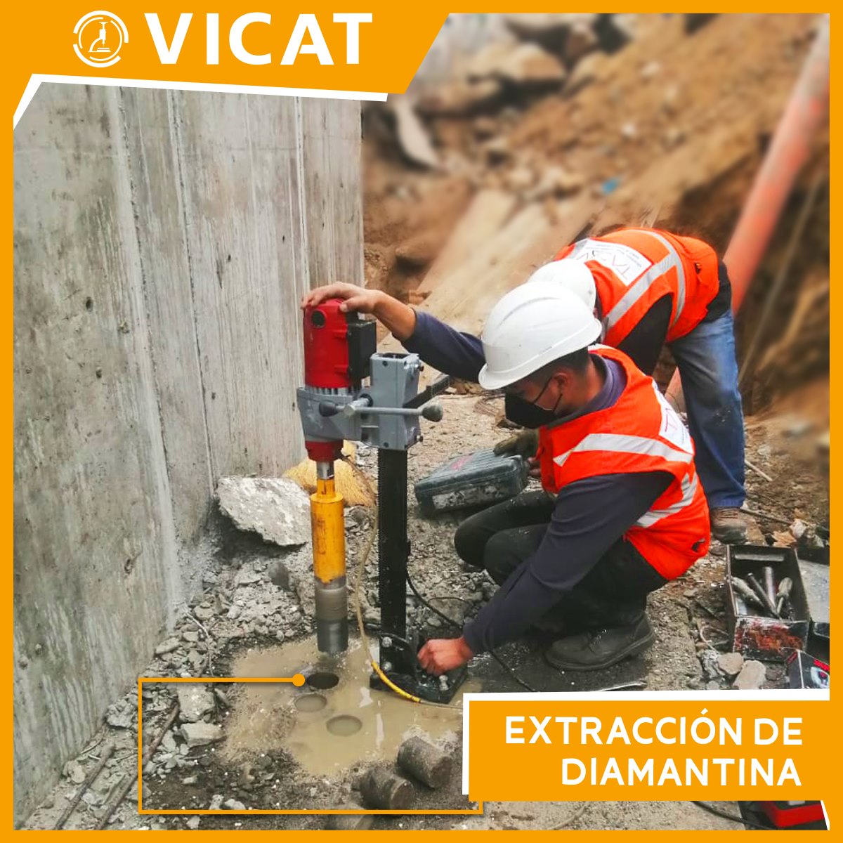📌EXTRACCIÓN DE DIAMANTINAS Es un... - VICAT Geotesting | Facebook