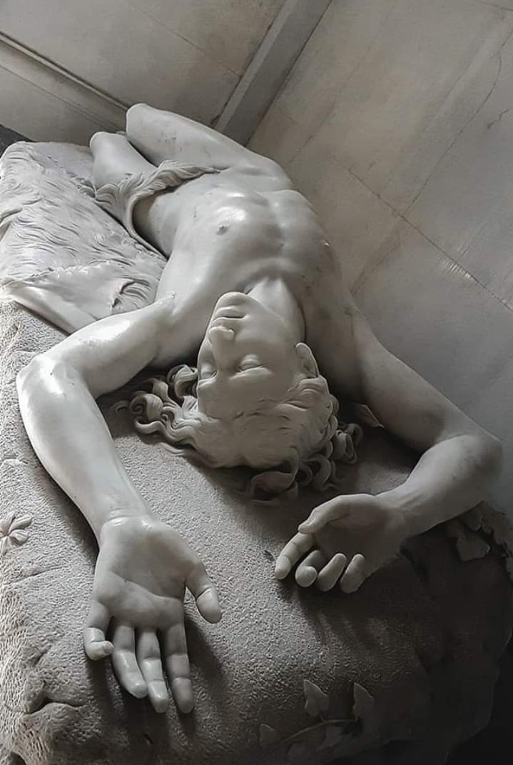 BRUNEL シルバーレリーフ PRIMAVERA 額装 イタリア 裸婦像 Giovanni Dupre's sculpture of Countess Berta Moltke Ferrari-Corbelli