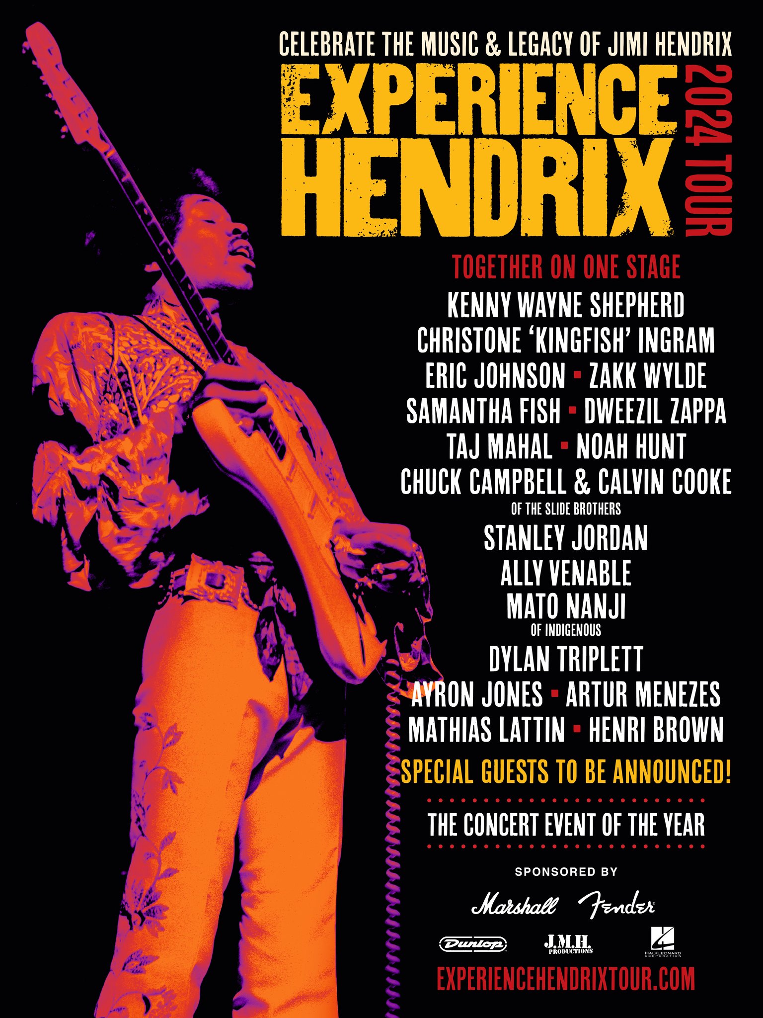 Check out this epic lineup! Come celebrate the legendary music and