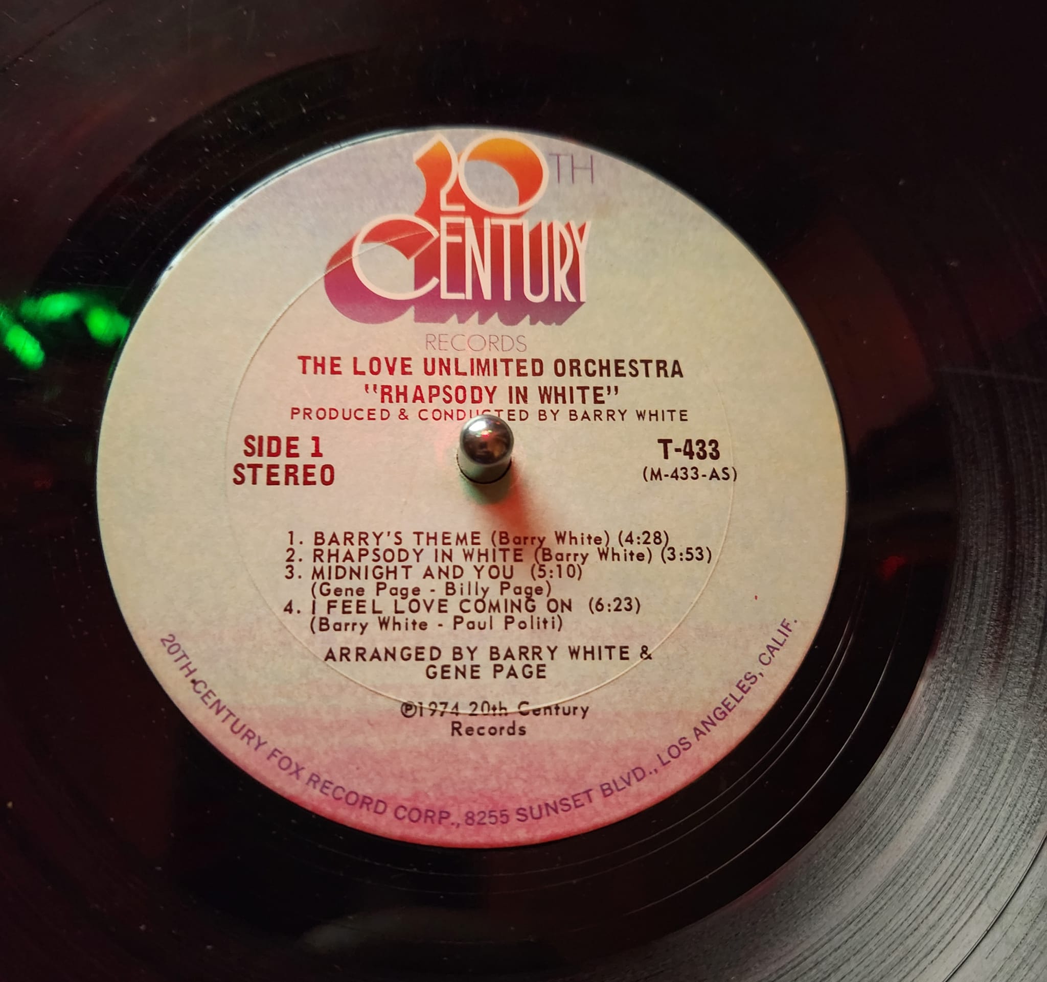 The Love Unlimited Orchestra's Rhapsody In White and Love's Theme