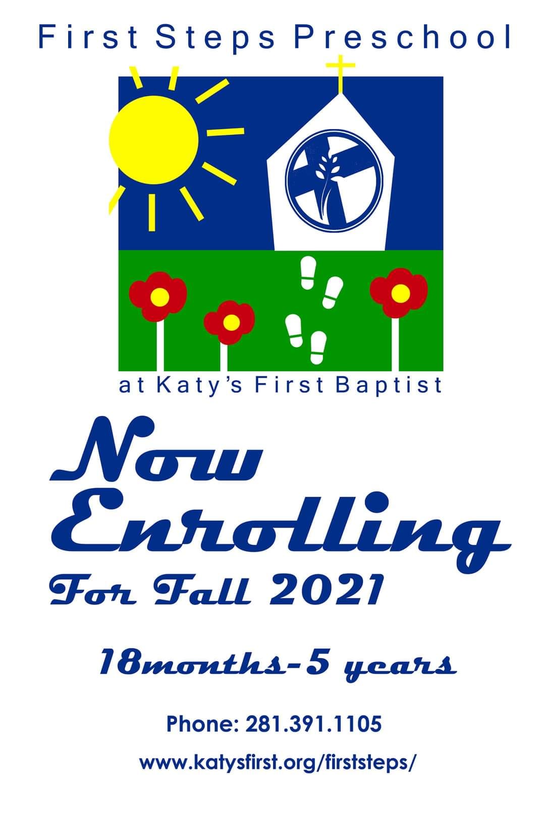First Steps Preschool at Katy's First | Katy TX