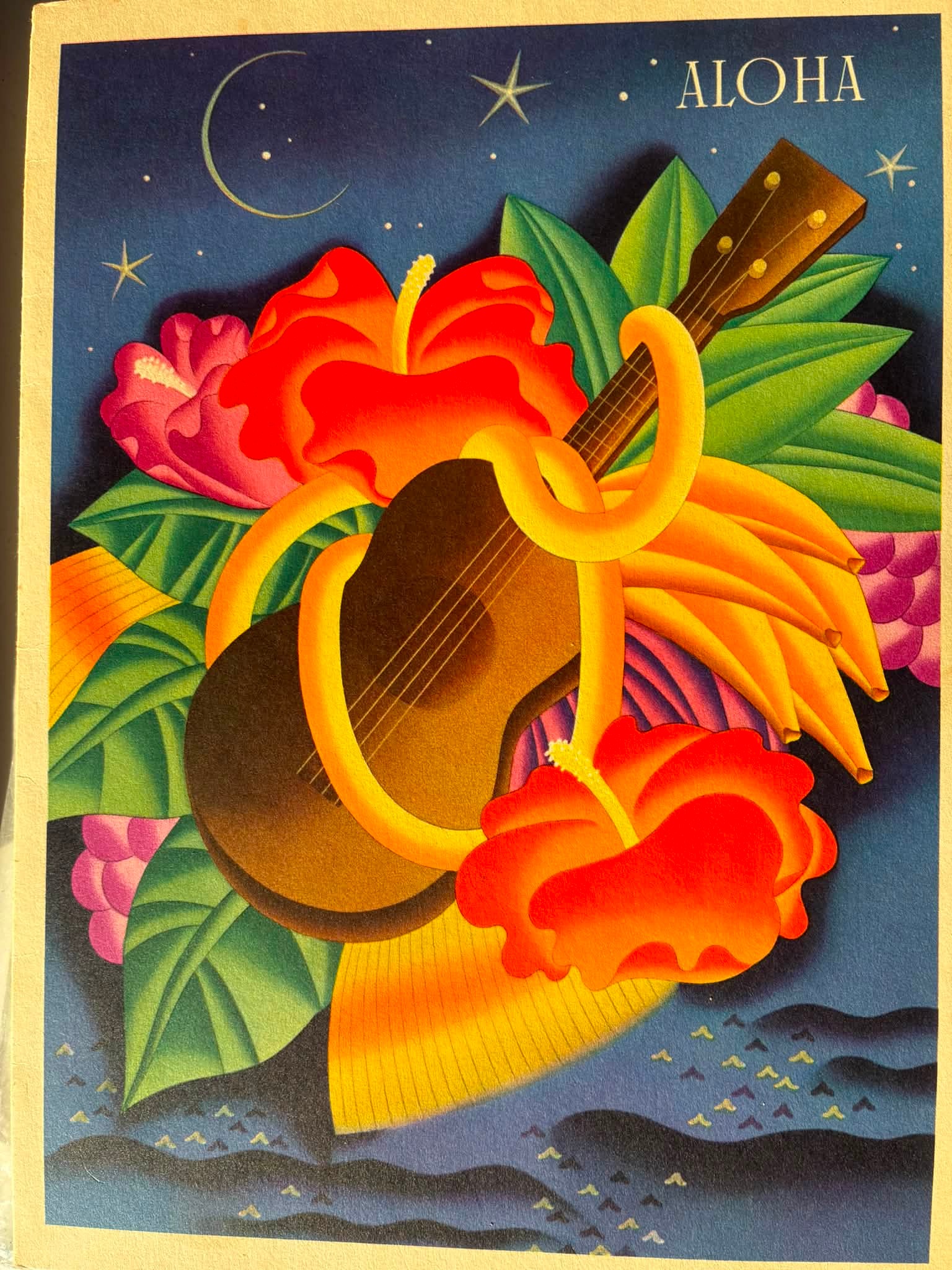 A 1948 cruise menu from the S.S. Lurline, San Francisco to Honolulu