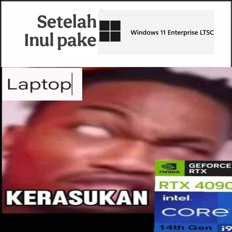 Seminggu setelah inul pake Windows 11 IoT Enterprise LTSC. | Facebook