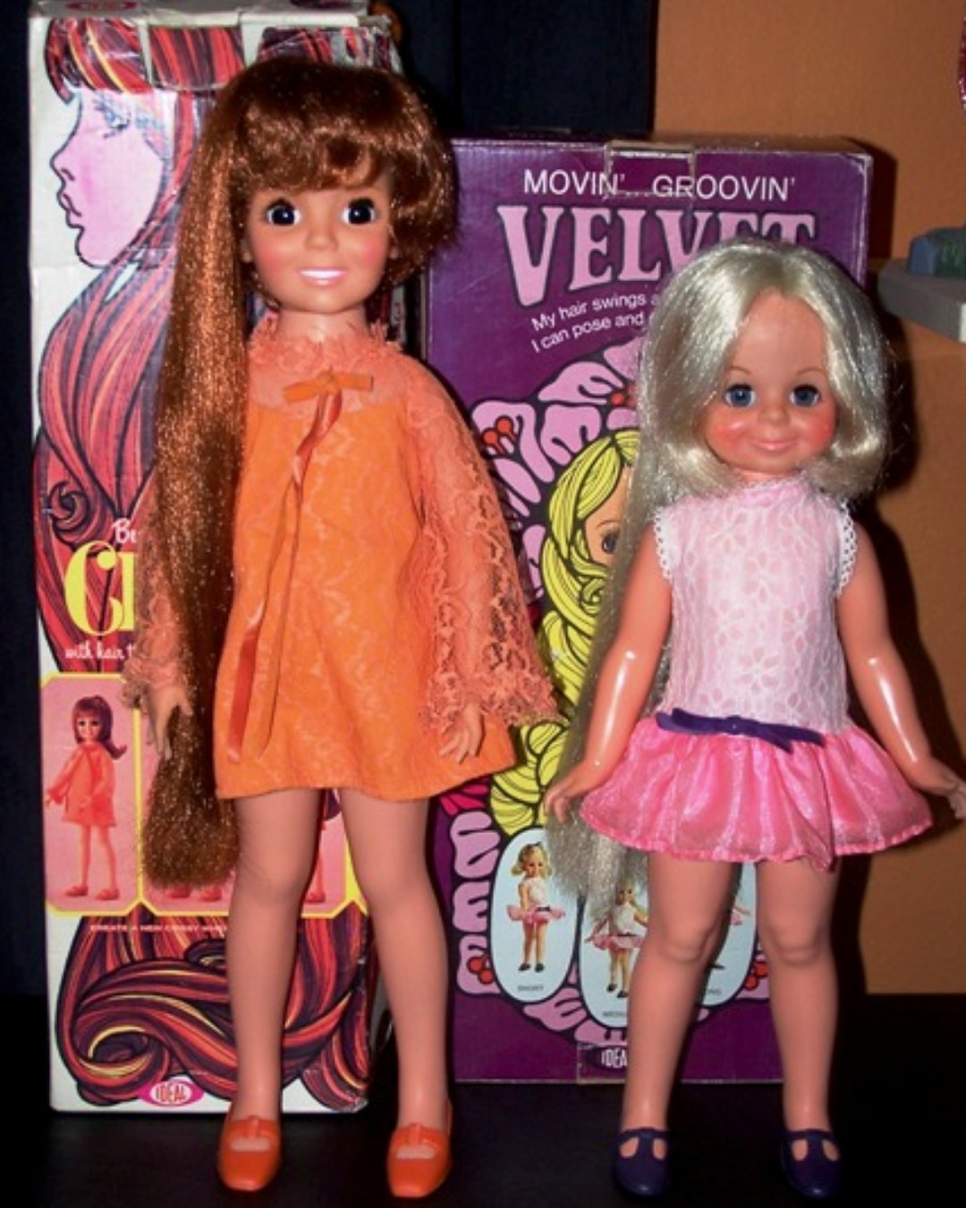 Crissy and Velvet dolls from 1970
