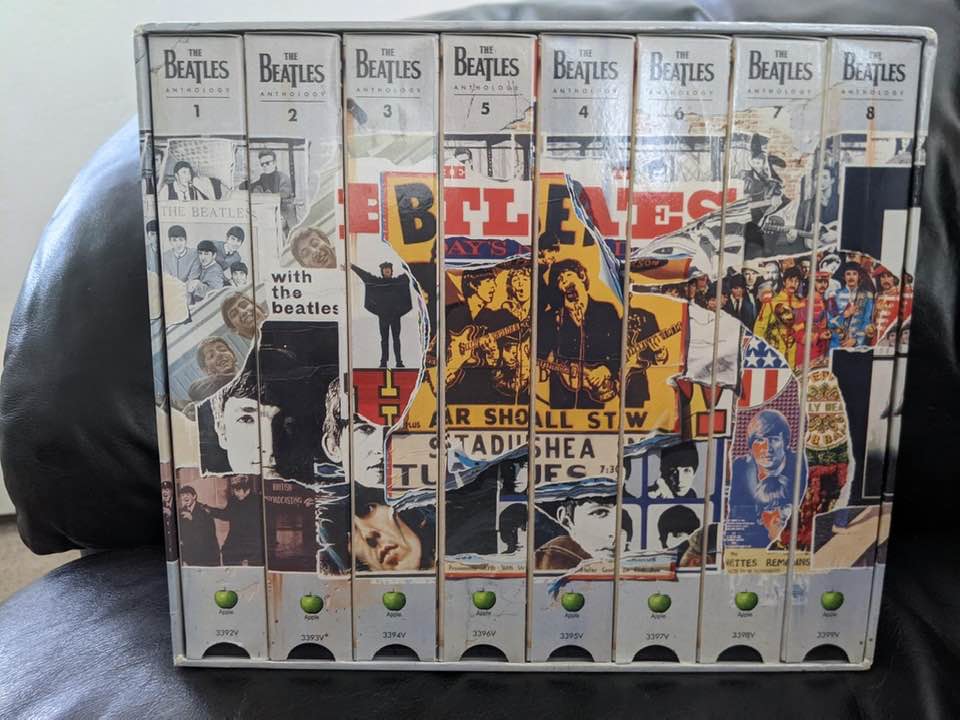April 1, 2003-The 5-DVD set of The Beatles Anthology is released