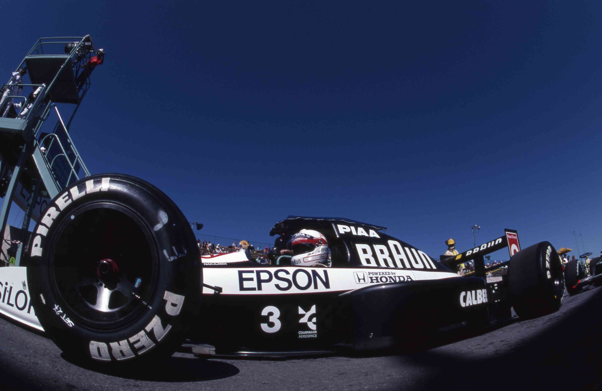 1991 Tyrrell-Honda 020 Car 3, Satoru Nakajima. Car 4, Stefano Modena.