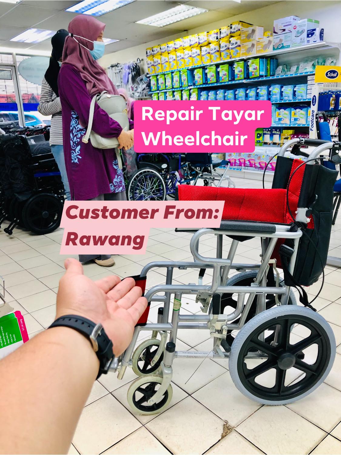 Repair Tayar Wheelchair