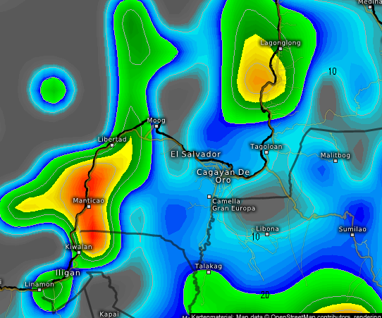 Northern Mindanao Rainfall... - North Mindanao Weather Update | Facebook