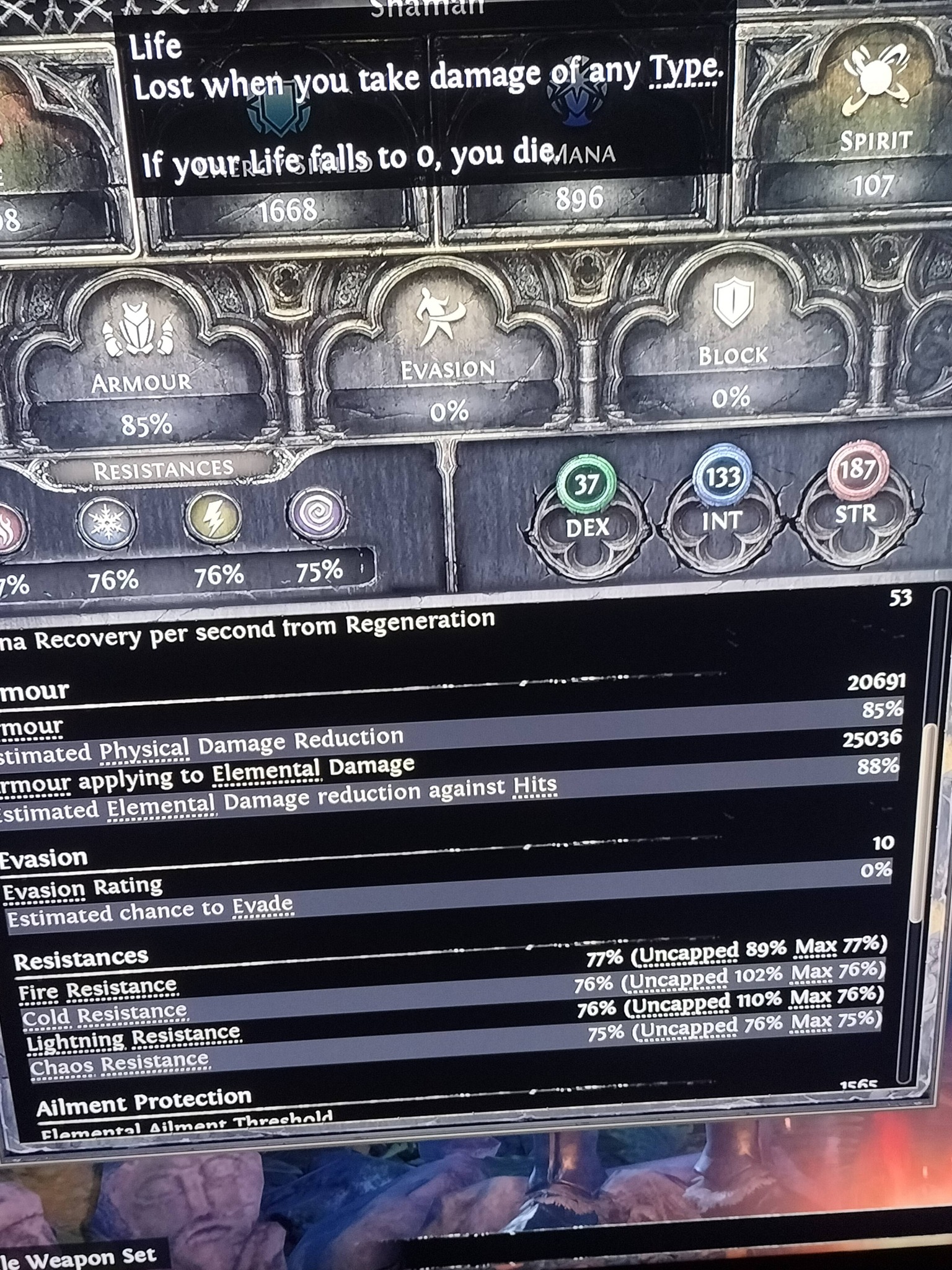 Path Of Exile 2 | 1st pic hideout full rage....2nd pic go to map full ...