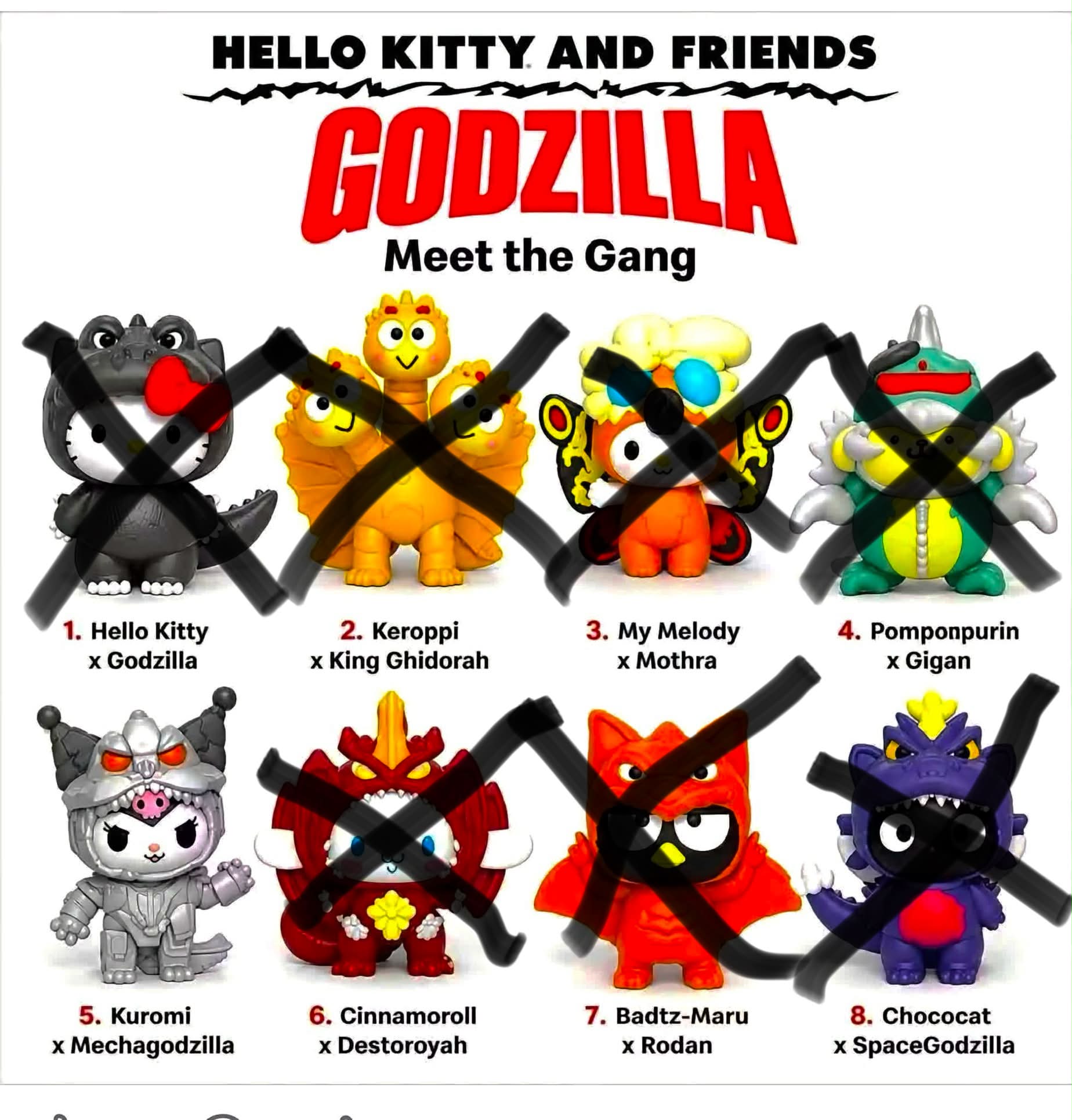 Mechagodzilla Hello Kitty figure for sale or found in Traverse