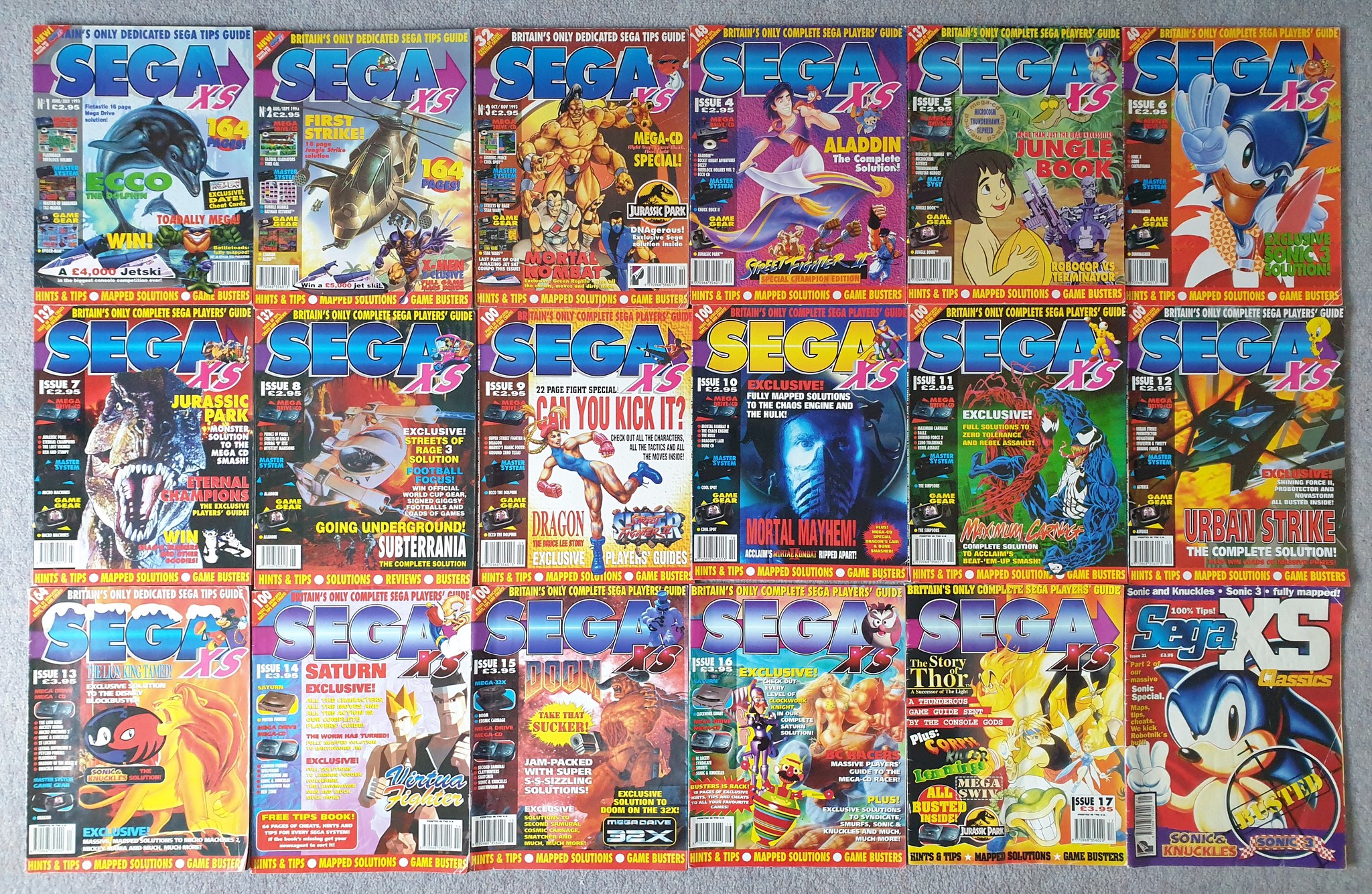 A selection of MSX User magazines from my collection. A short
