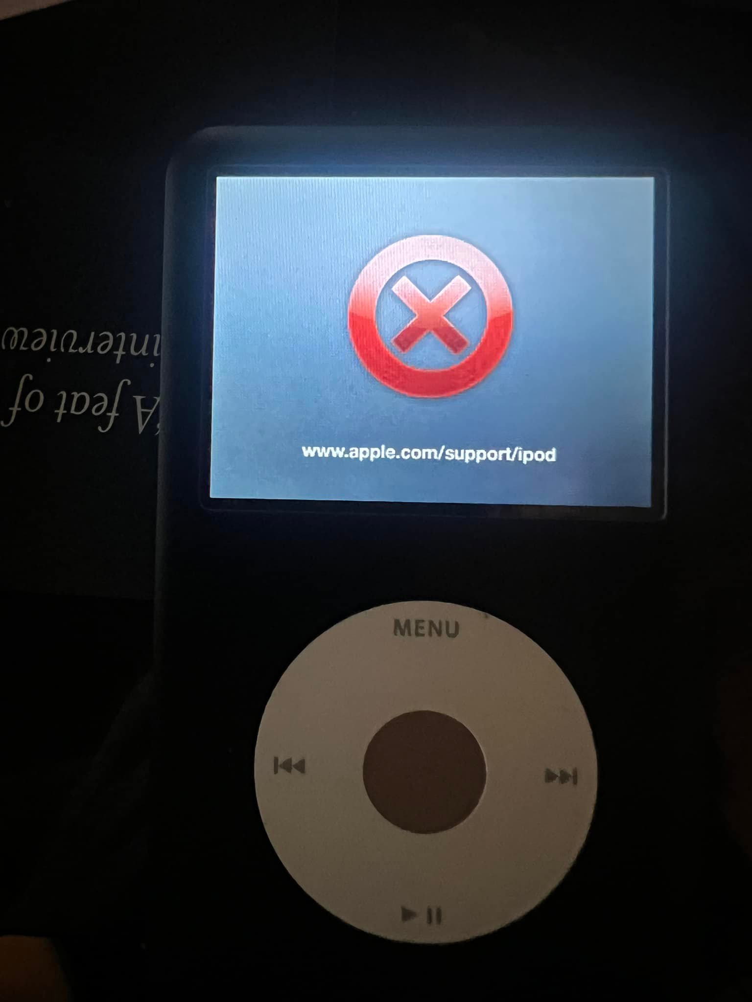 What causes iPod Classic errors after SSD upgrade and battery