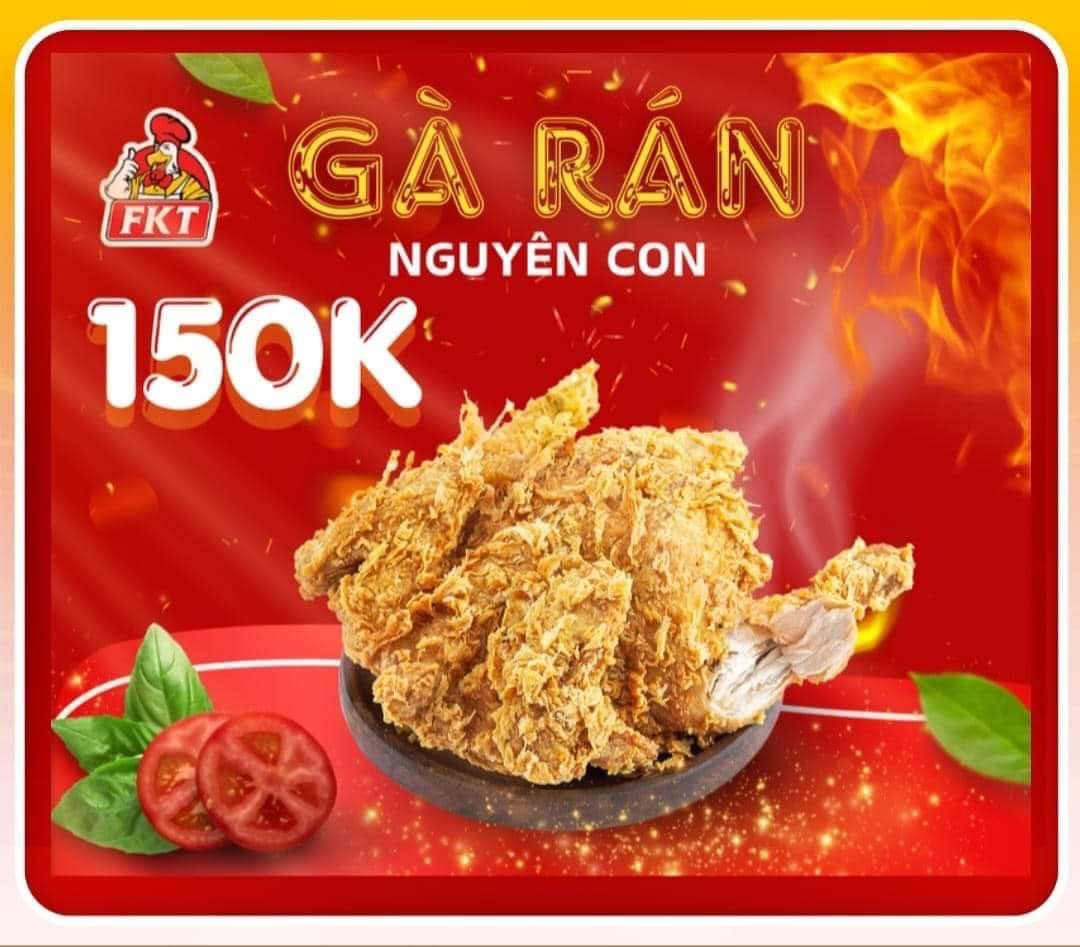 Ăn Vặt Thủ Dầu Một | Gà rán nguyên con + Kèm nước sốt chua ngọt + tặng ...