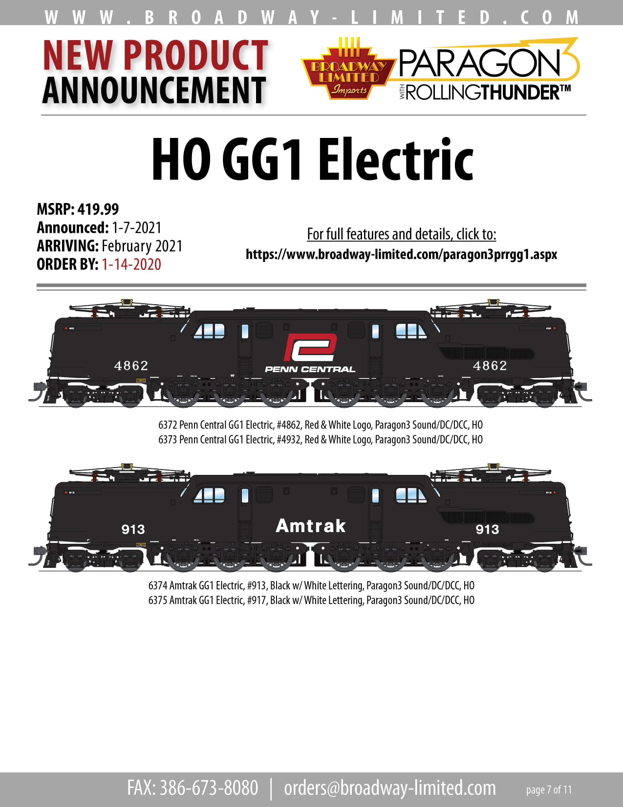 Broadway Limited Imports, LLC - 3 NEW PRODUCT ANNOUNCEMENTS - Arriving ...