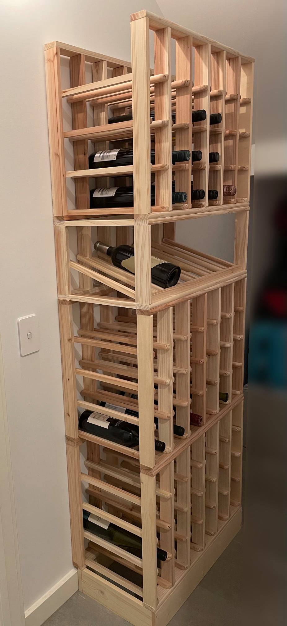 S2 Architects - Cellar Smart Wine Rack freshly installed...