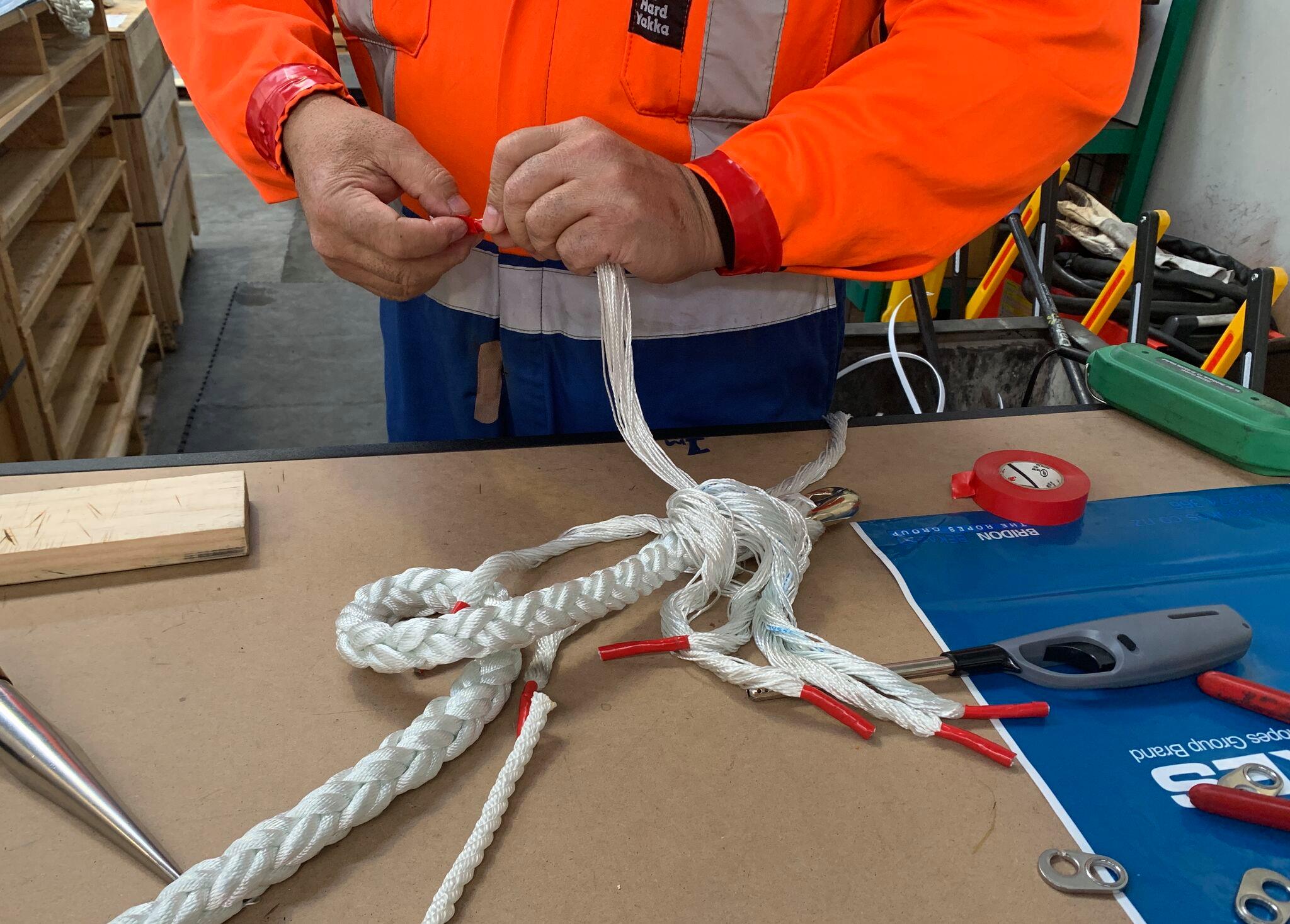 Cookes - A fibre rope order to break up all the wire rope... | Facebook