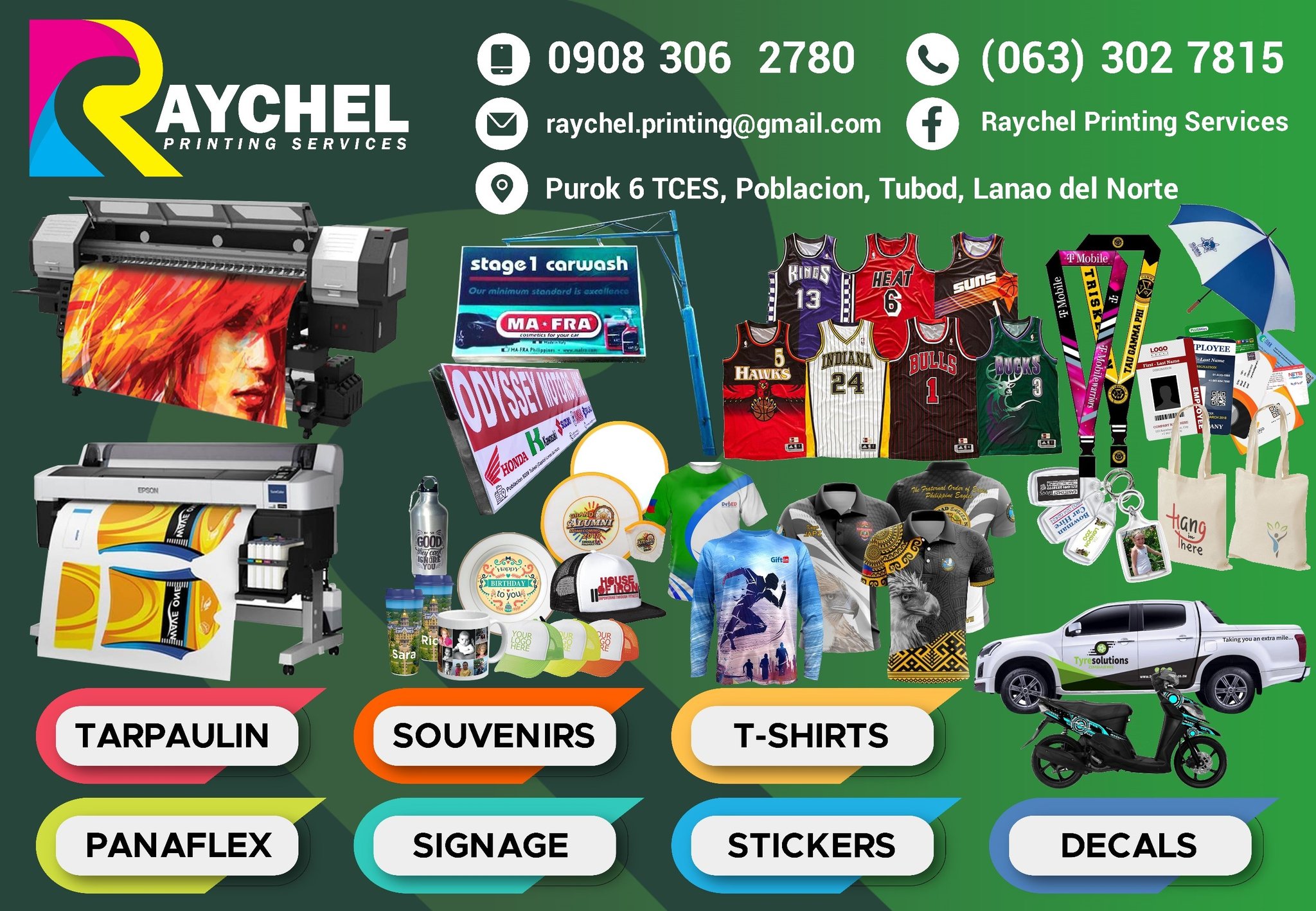 Raychel Printing Services | Tubod