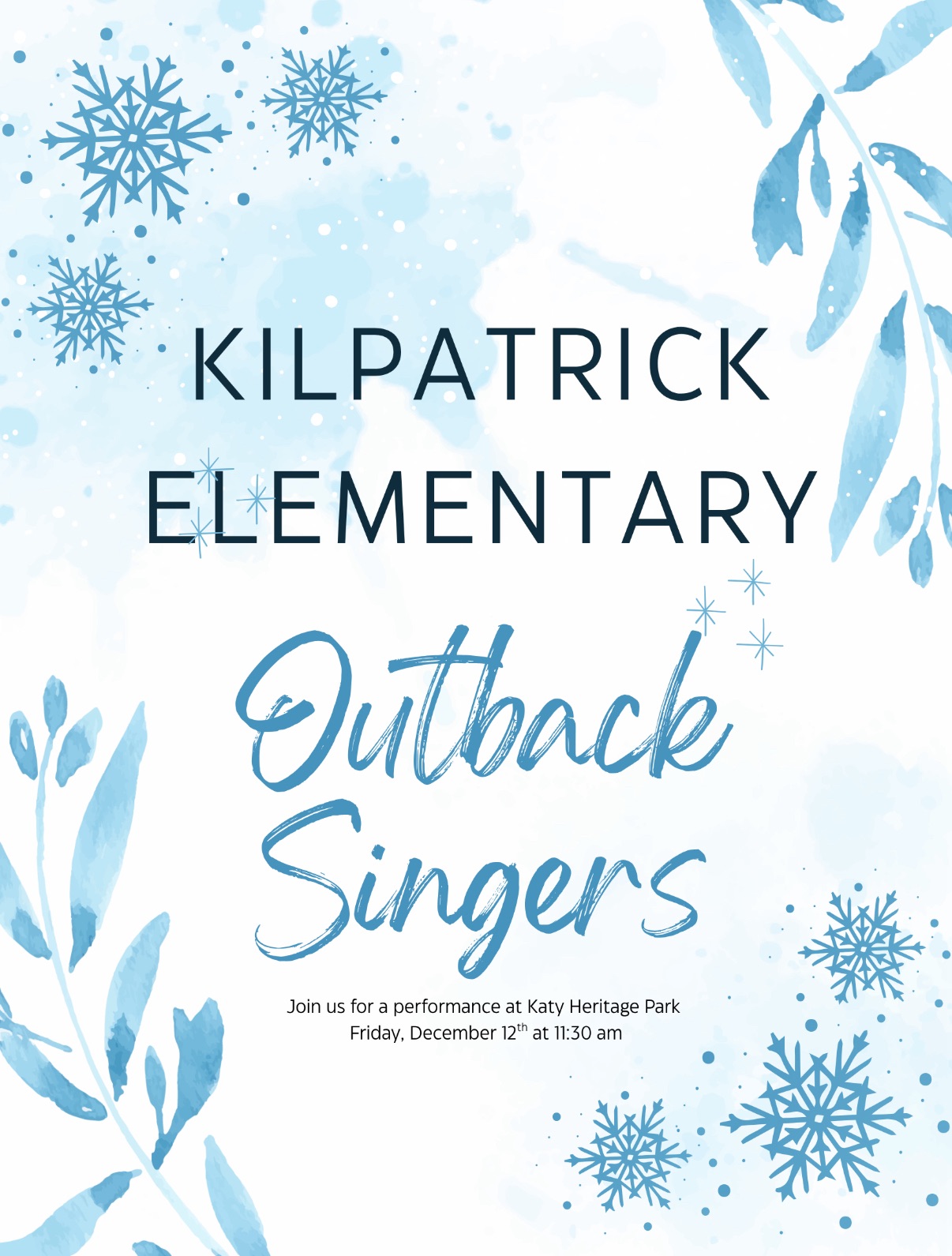 Kilpatrick Elementary Outback Singers