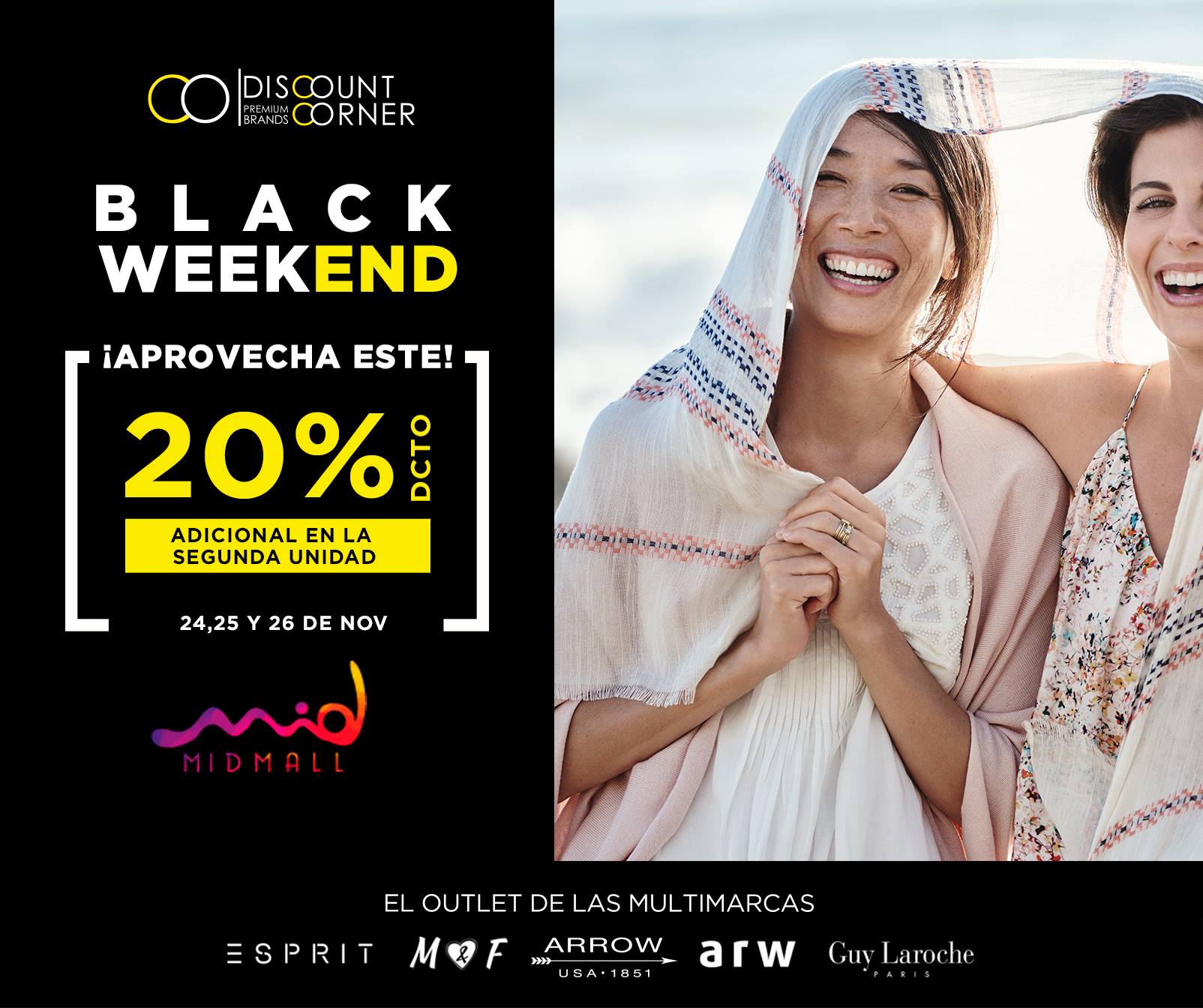 Discount Corner - ¡Apúrate! Solo por este fin de semana,...