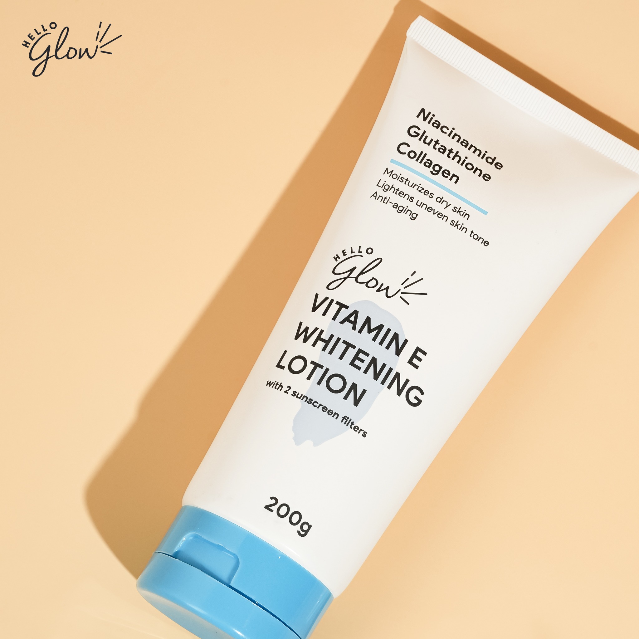 hello glow glutathione 𝘼𝙘𝙝𝙞𝙚𝙫𝙚 𝙩𝙝𝙖𝙩 𝙝𝙚𝙖𝙡𝙩𝙝𝙮 𝙖𝙣𝙙 𝙫𝙞𝙗𝙧𝙖𝙣𝙩 𝙨𝙠𝙞𝙣 𝙬𝙞𝙩𝙝 𝙃𝙚𝙡𝙡𝙤 𝙂𝙡𝙤𝙬 𝙑𝙞𝙩𝙖𝙢𝙞𝙣 𝙀 𝙒𝙝𝙞𝙩𝙚𝙣𝙞𝙣𝙜 𝙇𝙤𝙩𝙞𝙤𝙣 💙 With Vitamin E Whitening Lotion, your skin will be nourished because it protects your WhiteningSoaps&Scrubs