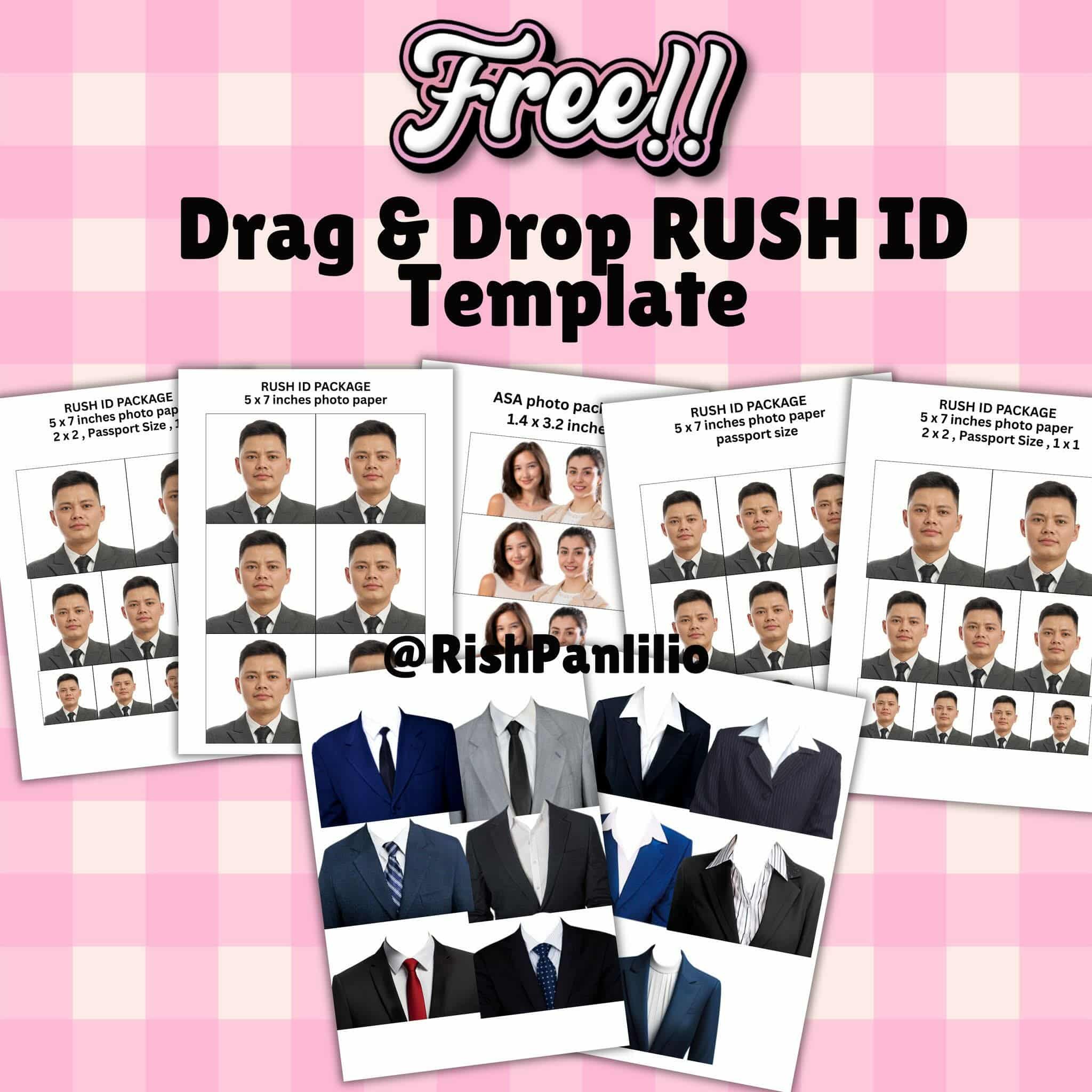 Rish Panlilio - Eto LIBRE DIN rush ID template drag & drop... | Facebook