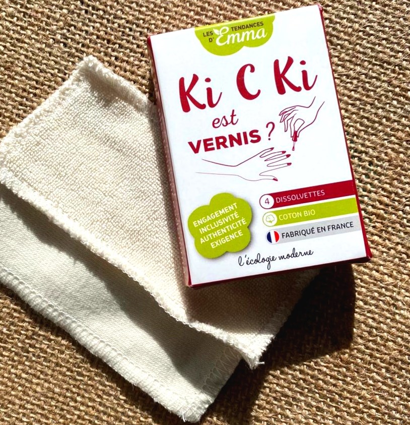 Set De 10 Lingettes Lavables LES TENDANCES D'EMMA - Multi-usages, Avec Pochette, Neuf