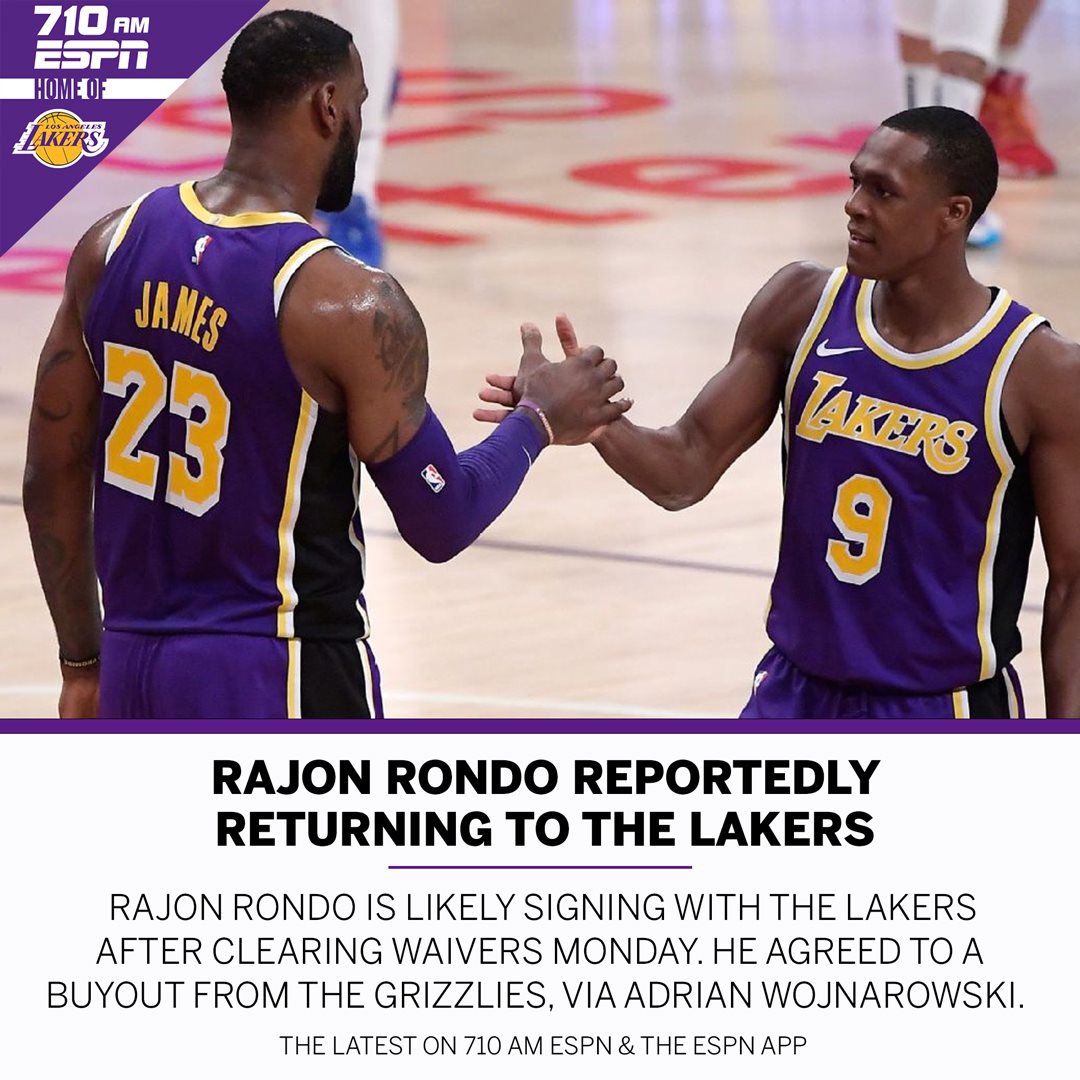 Whoa Playoff Rondo foreal? 😳 More Los Angeles Lakers talk with